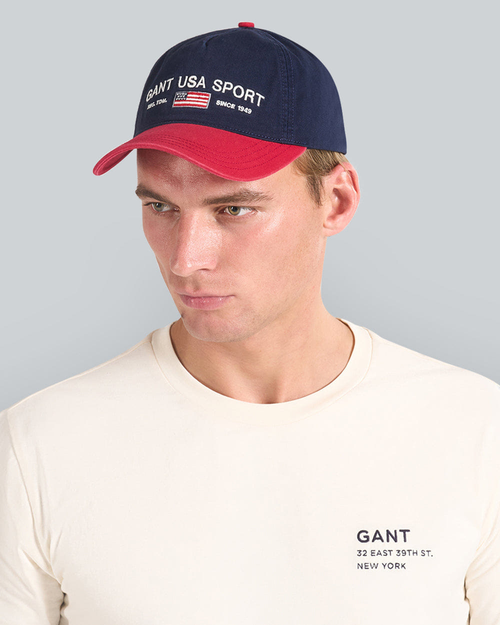 Gant Contrast Washed Visor Cap