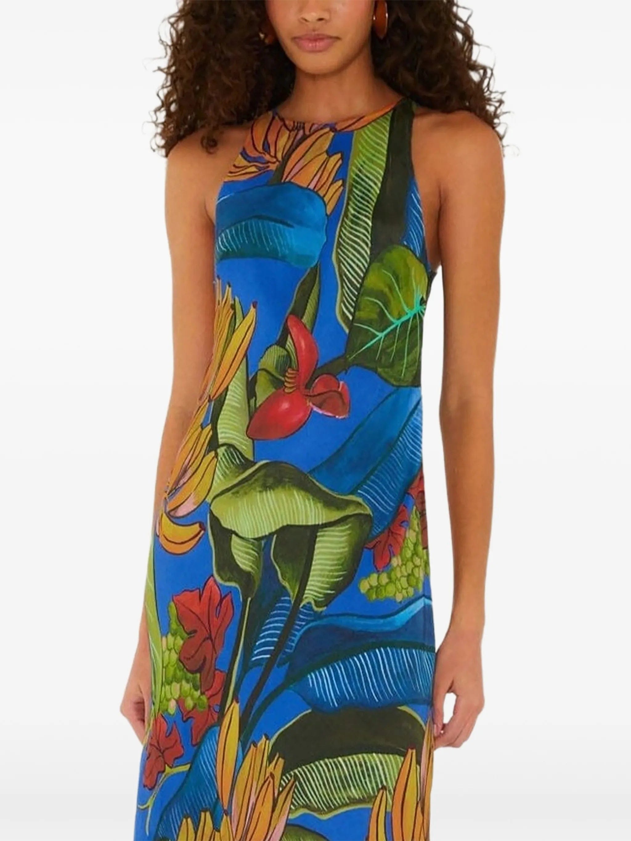 FARM Rio tropical - print maxi dress
