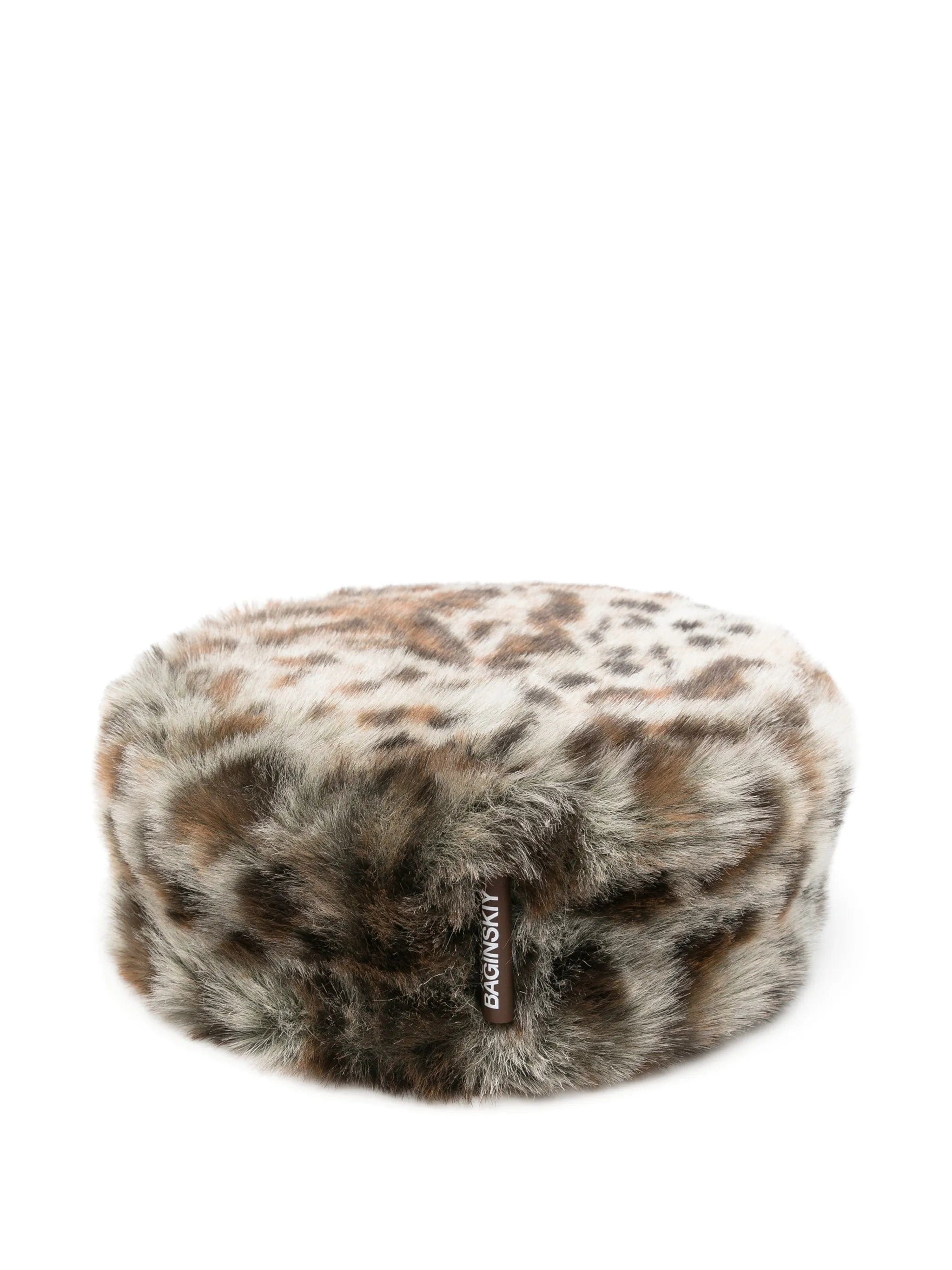 Ruslan Baginskiy leopard - print faux - fur hat