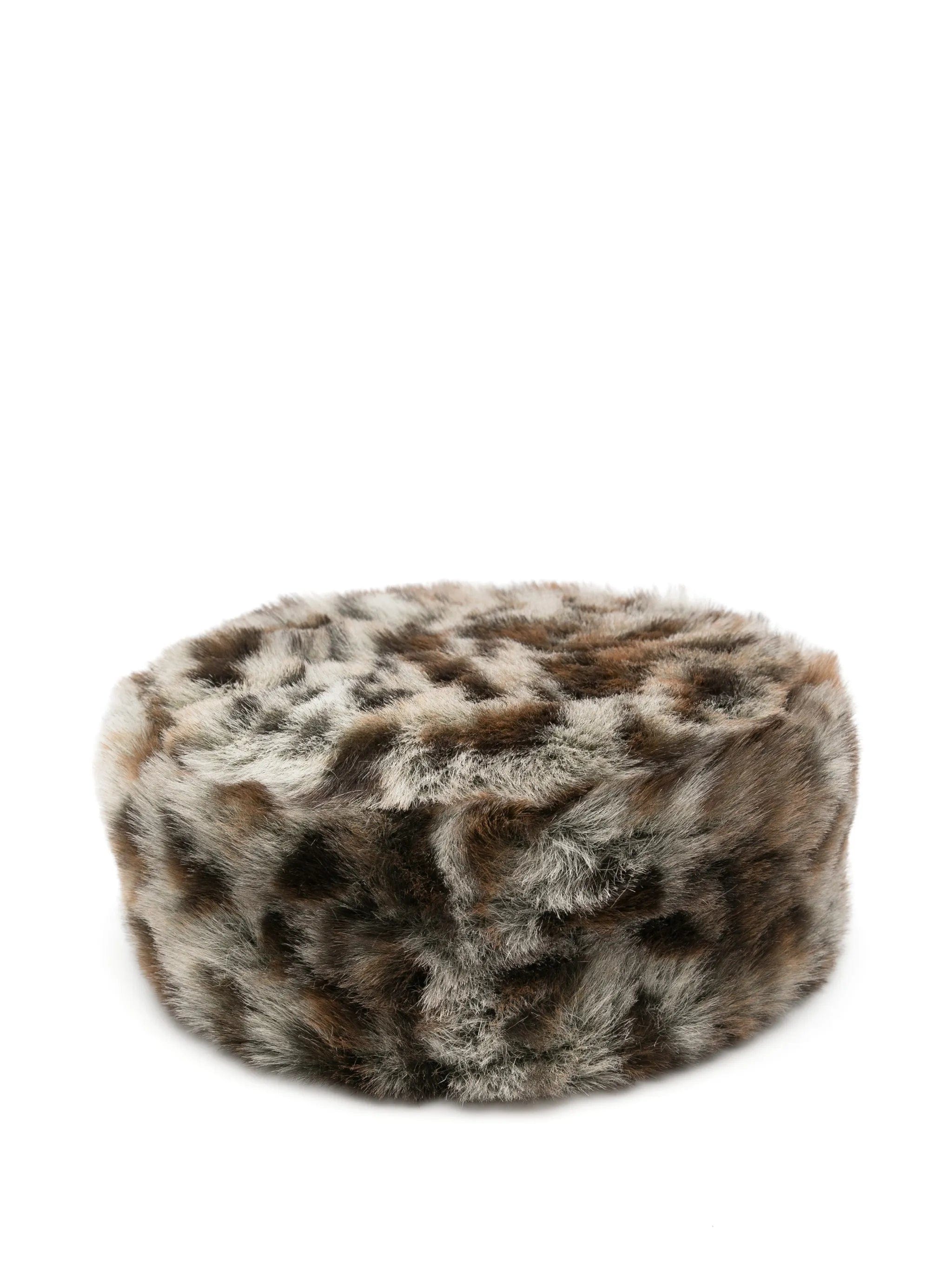Ruslan Baginskiy leopard - print faux - fur hat