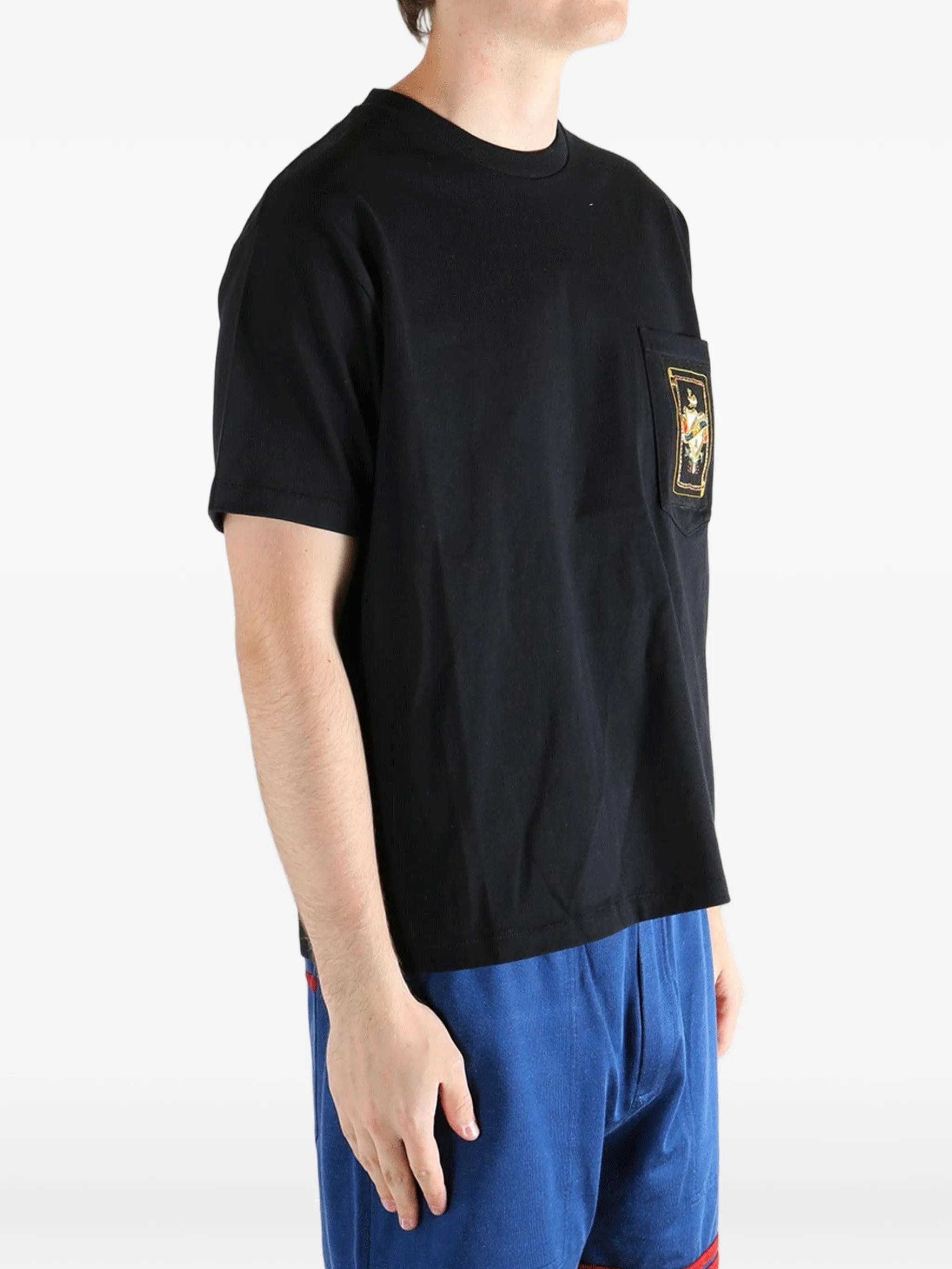 BODE Bullion Card T-Shirt patch - detail pocket T - shirt