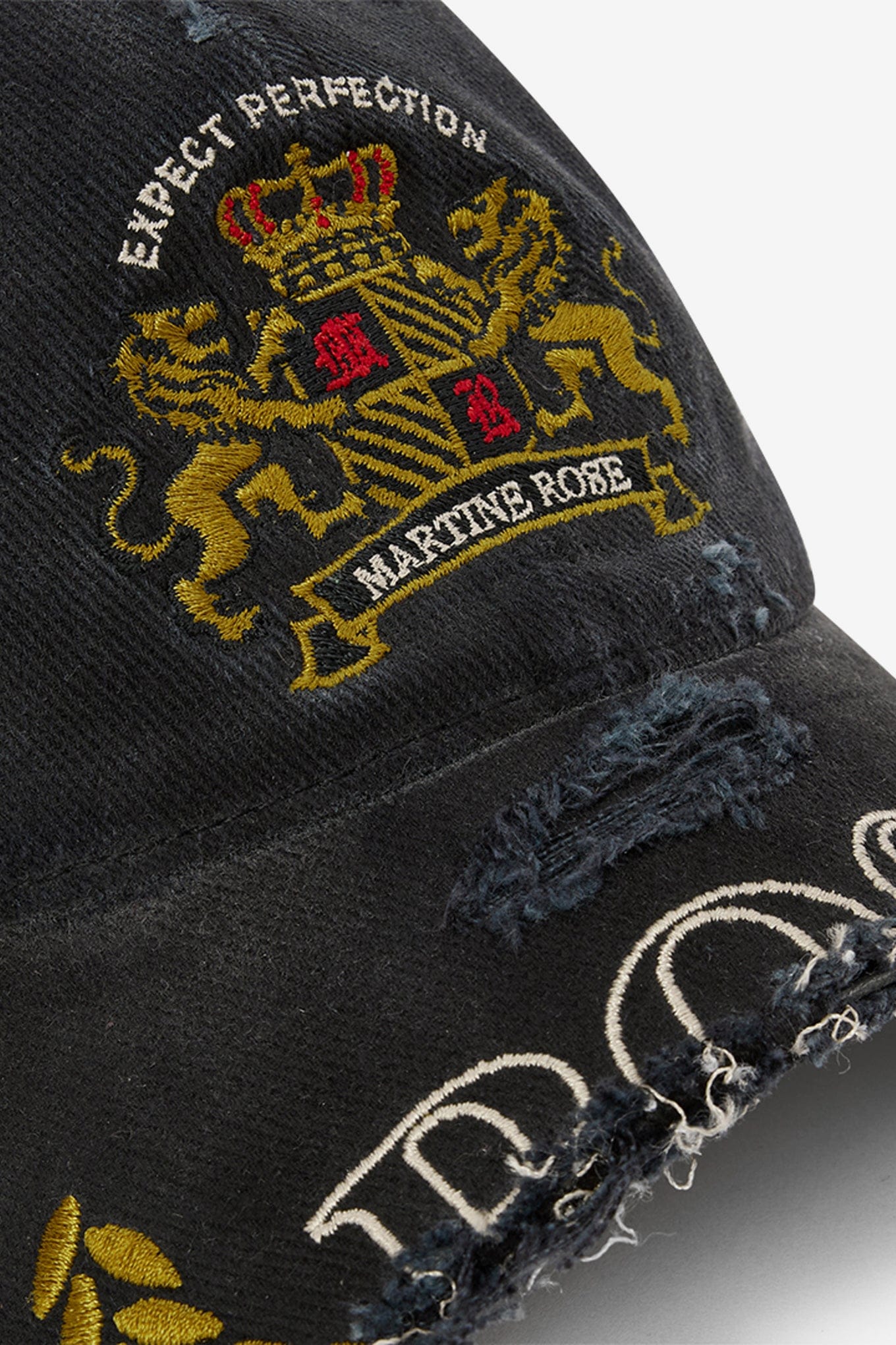 Martine ROSE CUT PEAK CAP