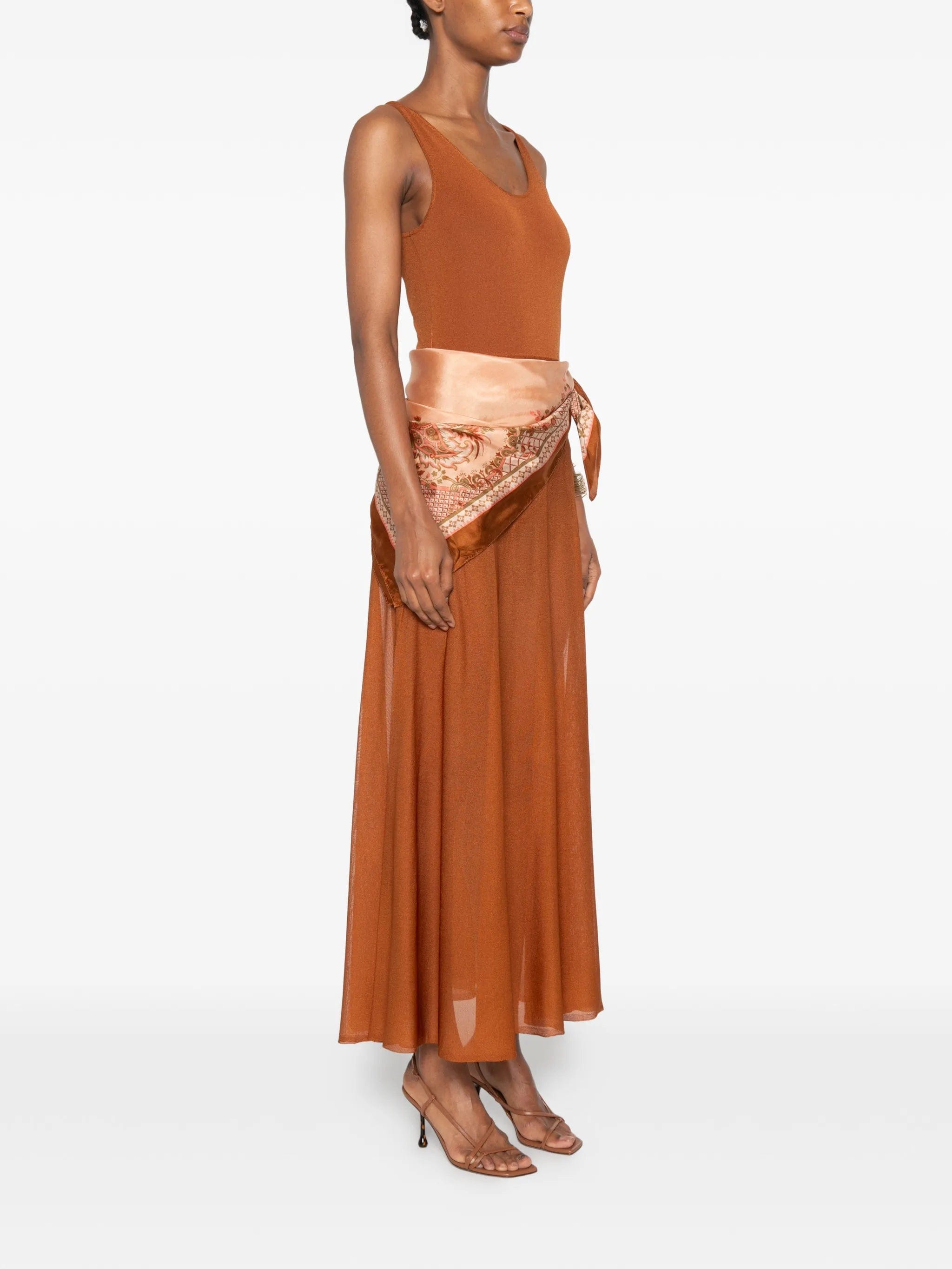 Zimmermann scarf - detail sleeveless dress