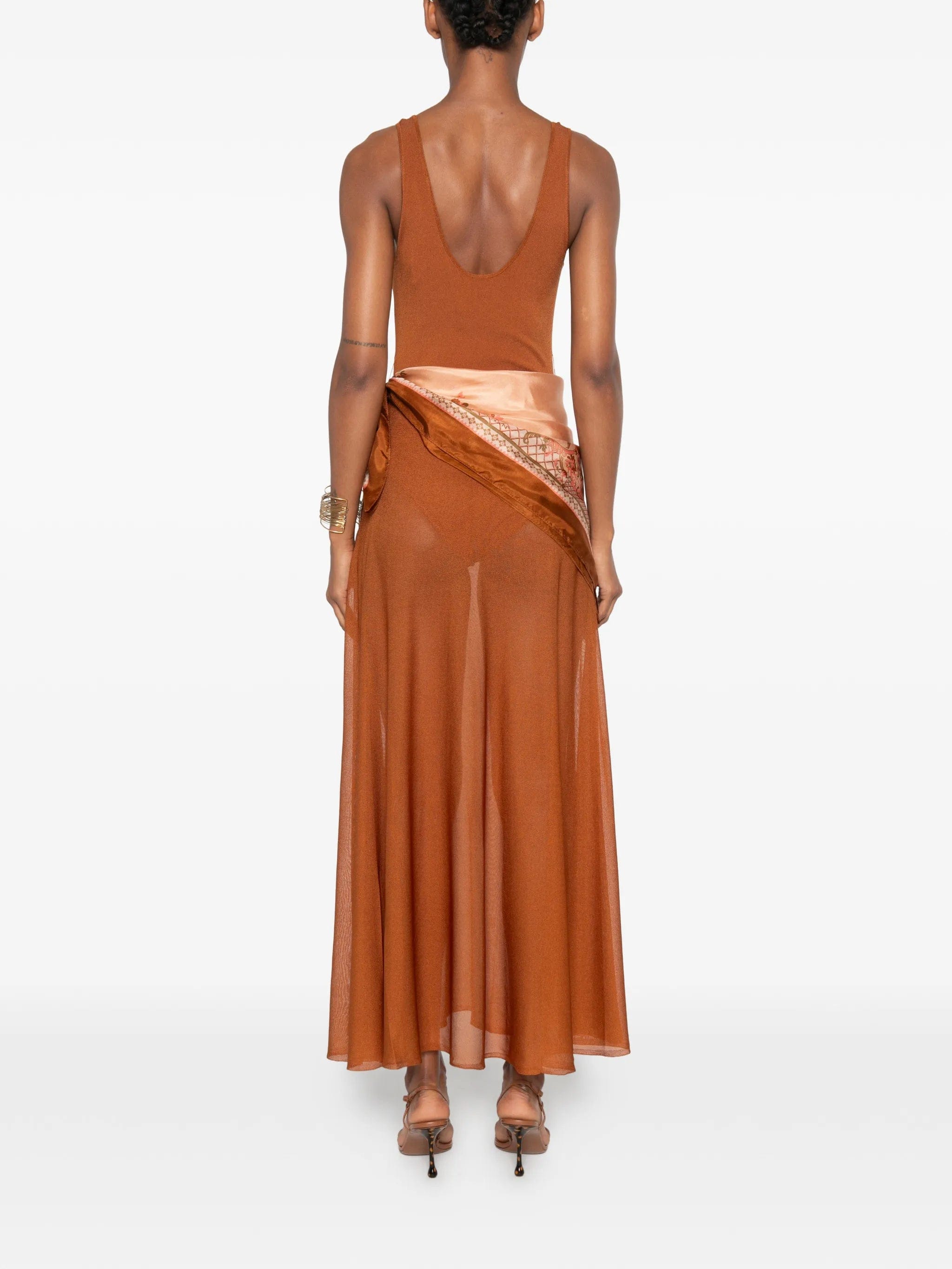 Zimmermann scarf - detail sleeveless dress
