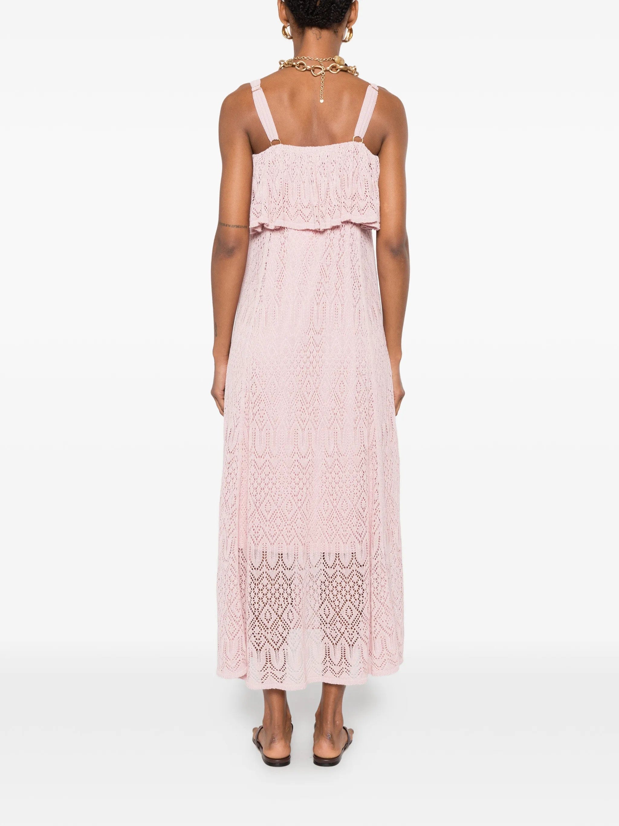 Zimmermann lace ruffled midi dress