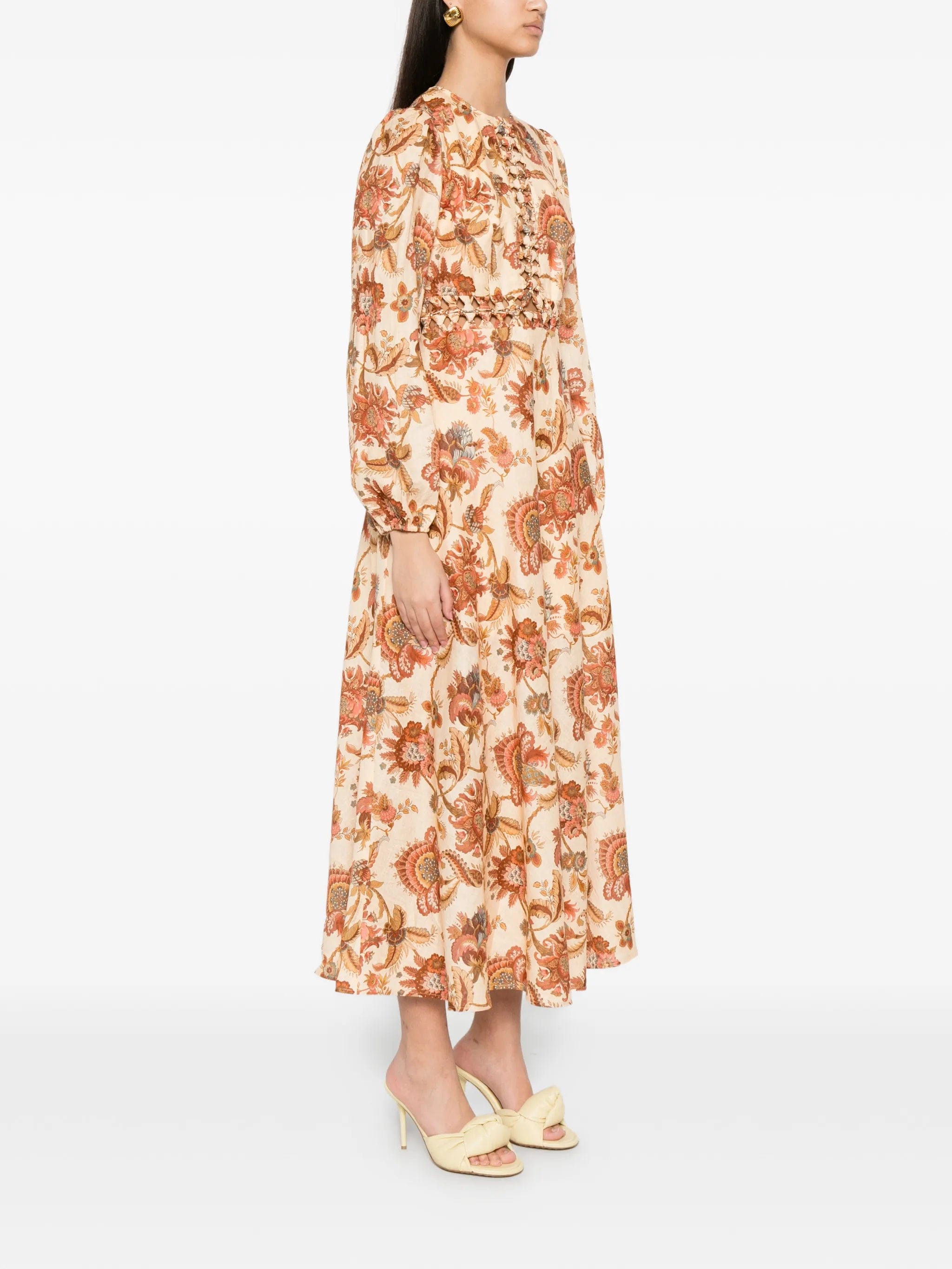 Zimmermann Aster floral - print midi dress