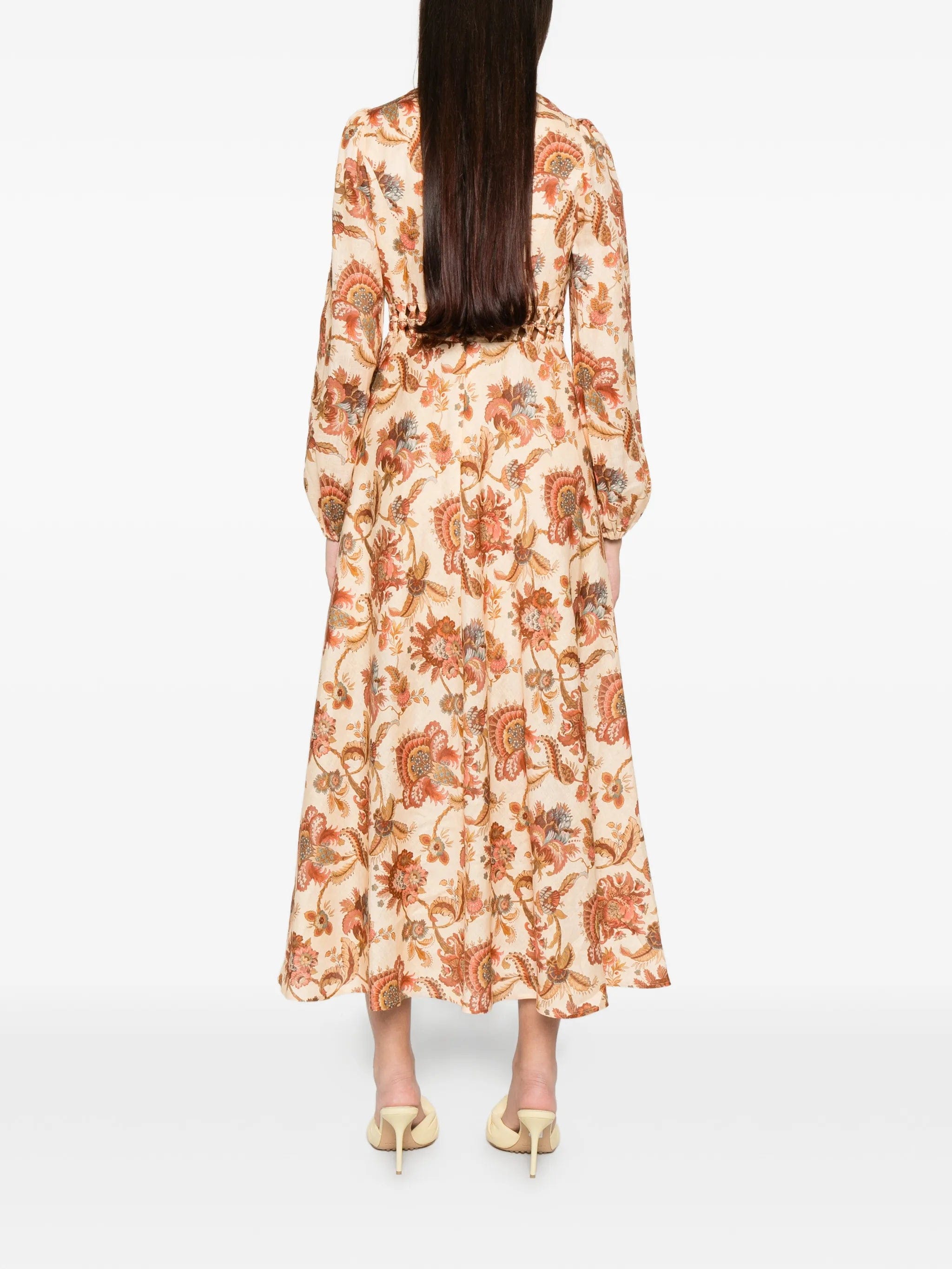 Zimmermann Aster floral - print midi dress