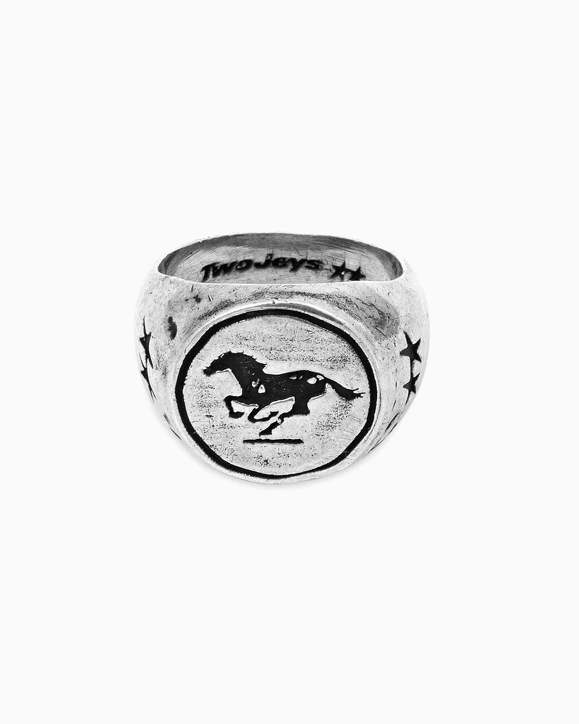Twojeys Anillo TwoJeys Galloping Signet Unisex
