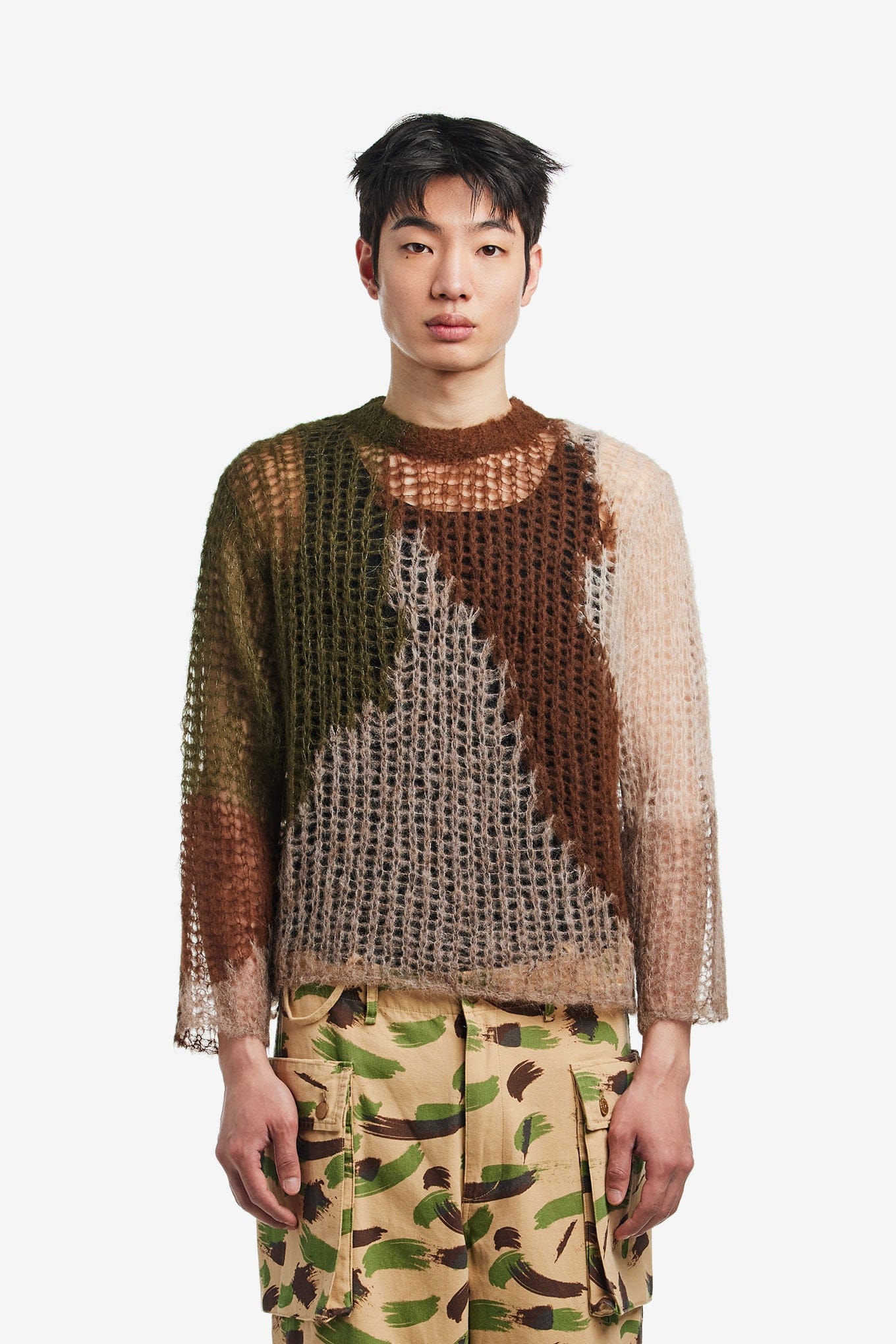 Brain Dead ORGANIC THREADBARE SWEATER