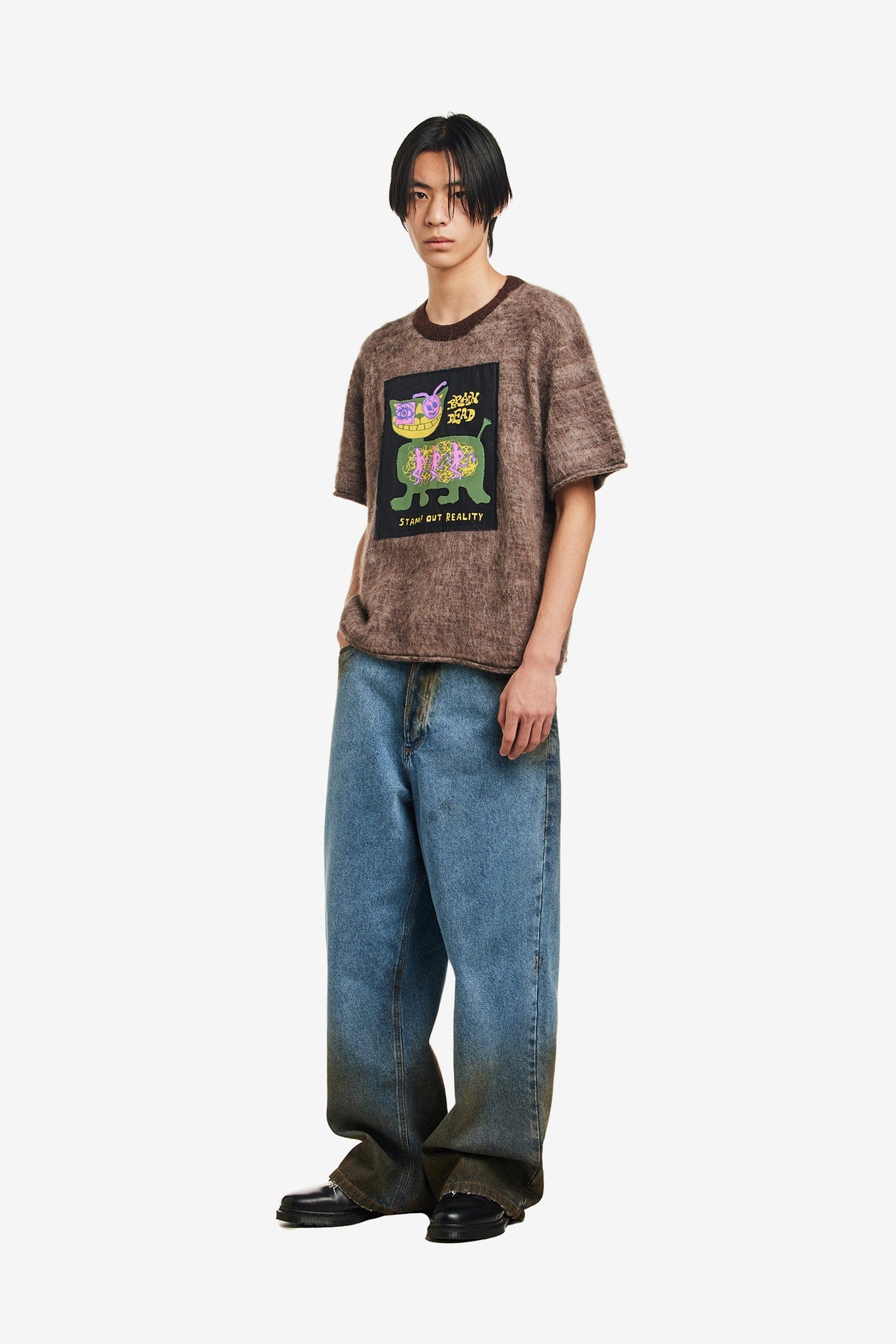 Brain Dead MINZIE SHORT SLEEVE SWEATER