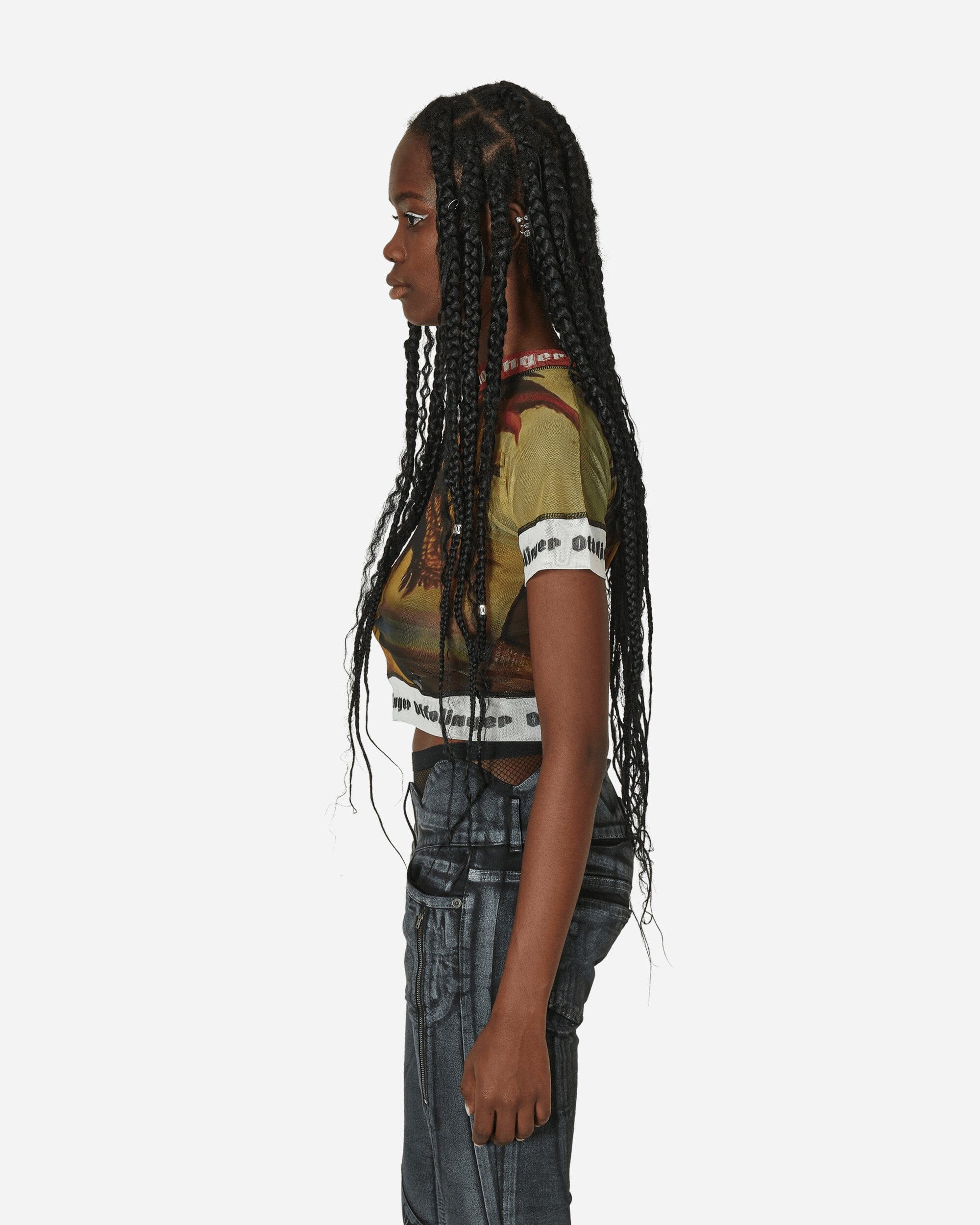 Ottolinger Slam Jam Mesh T - Shirt Mustard