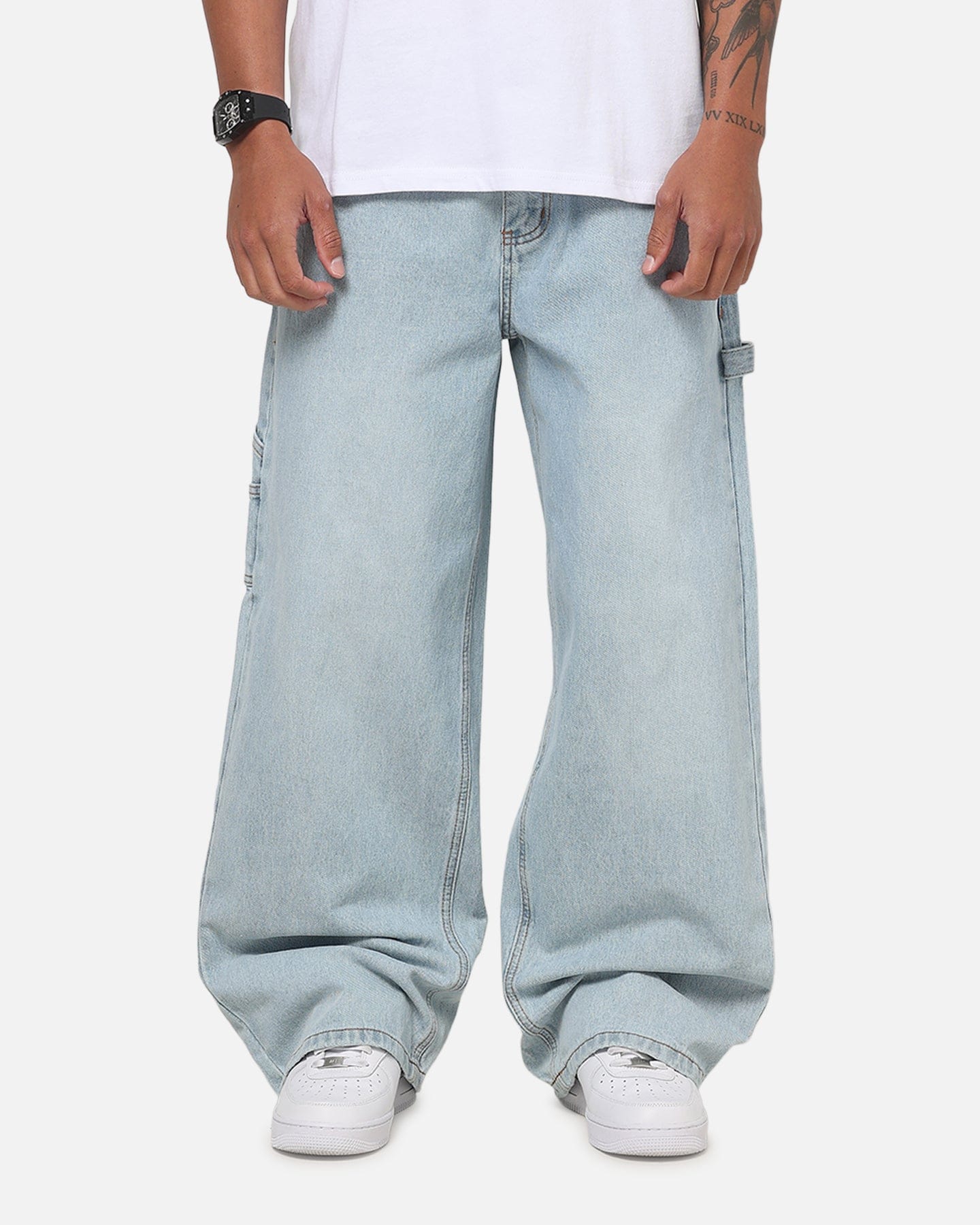 Carre Baggy Carpenter Jeans Sunfade Blue