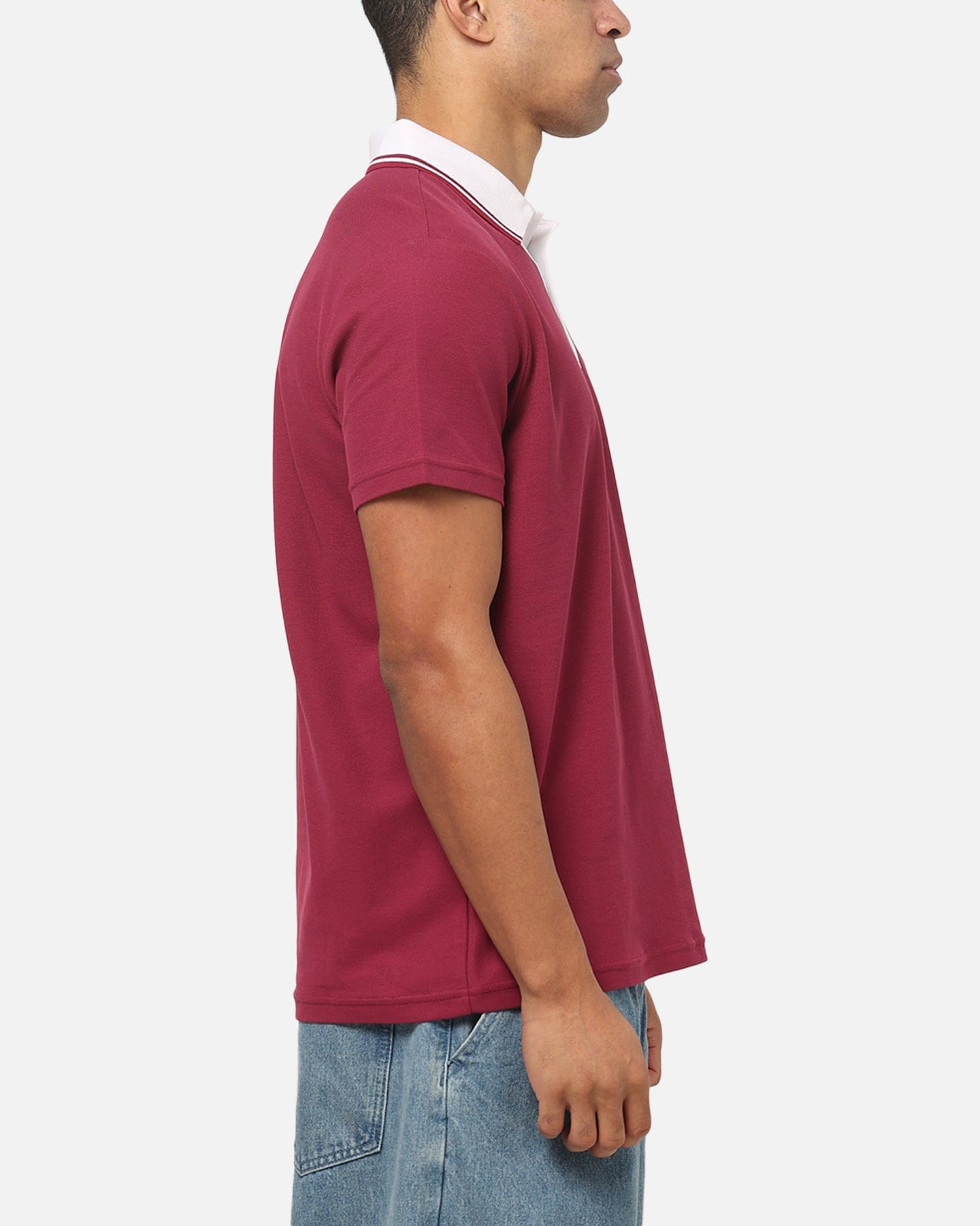 Bleacher Athletic Manly Warringah Sea Eagles NRL Adult Golf Polo T - Shirt Maroon