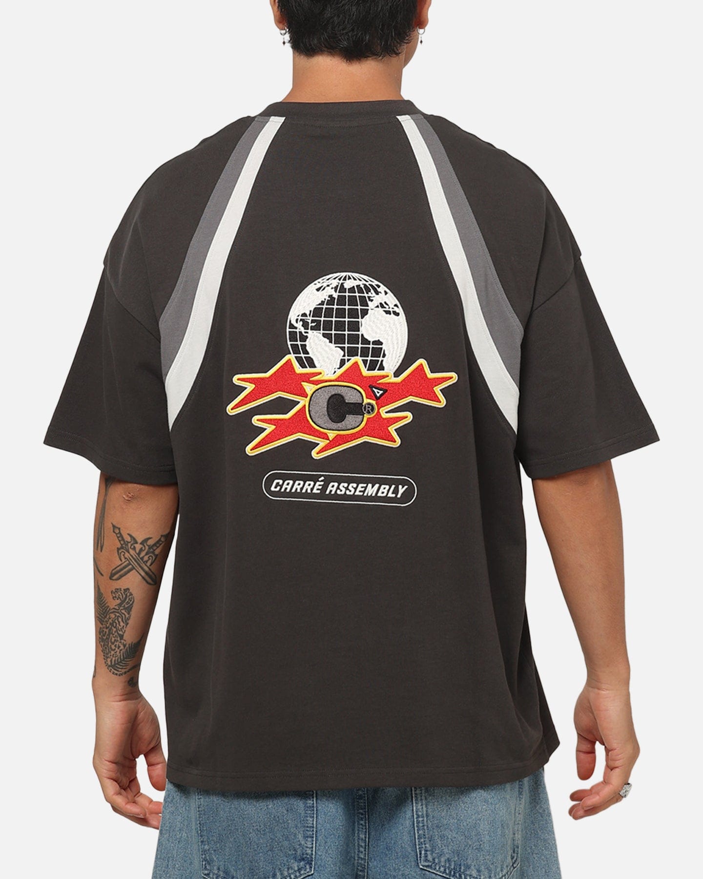 Carre Assembly T - Shirt Washed Black