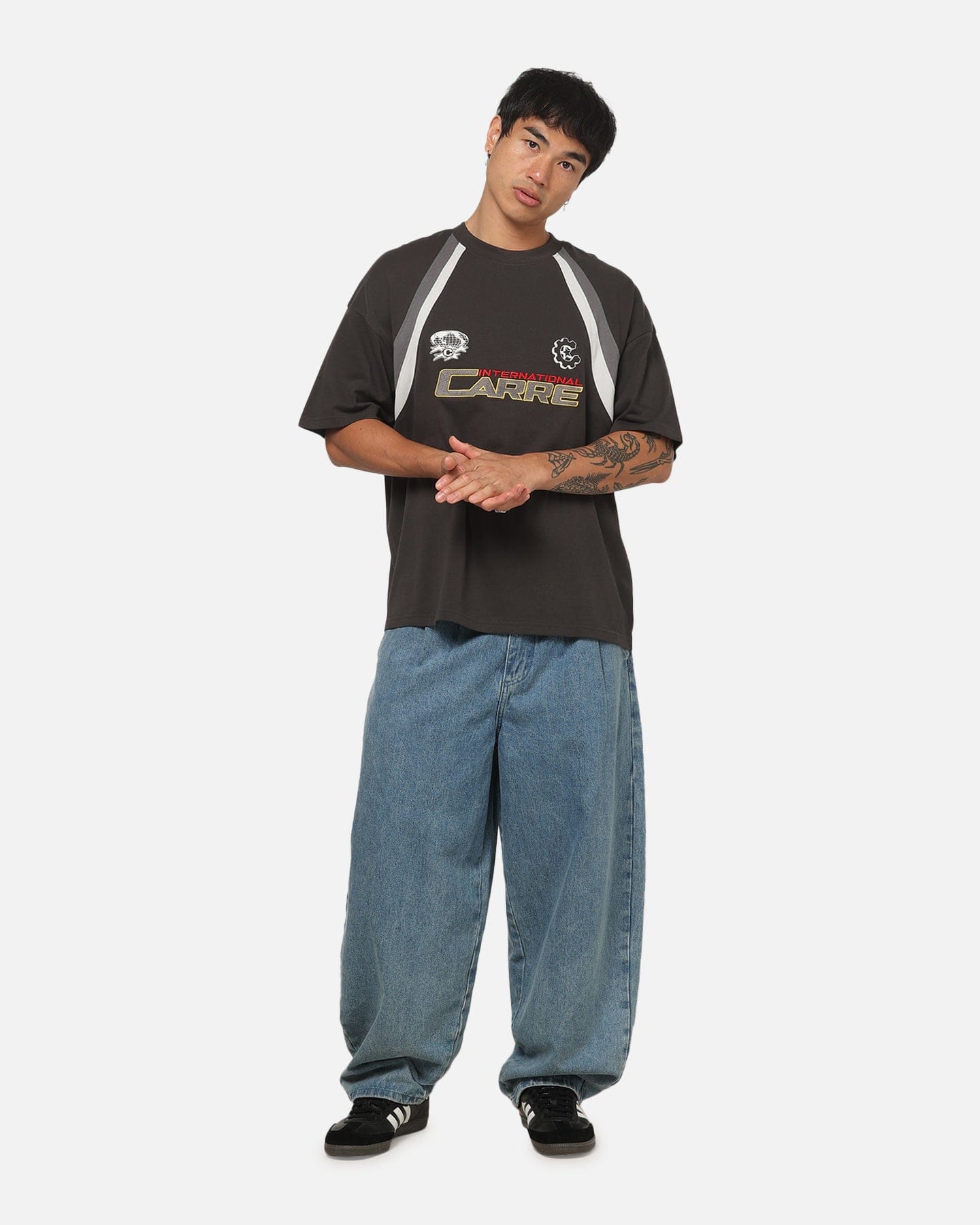 Carre Assembly T - Shirt Washed Black