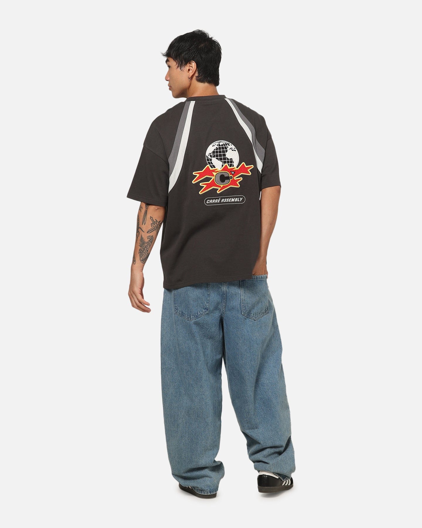 Carre Assembly T - Shirt Washed Black