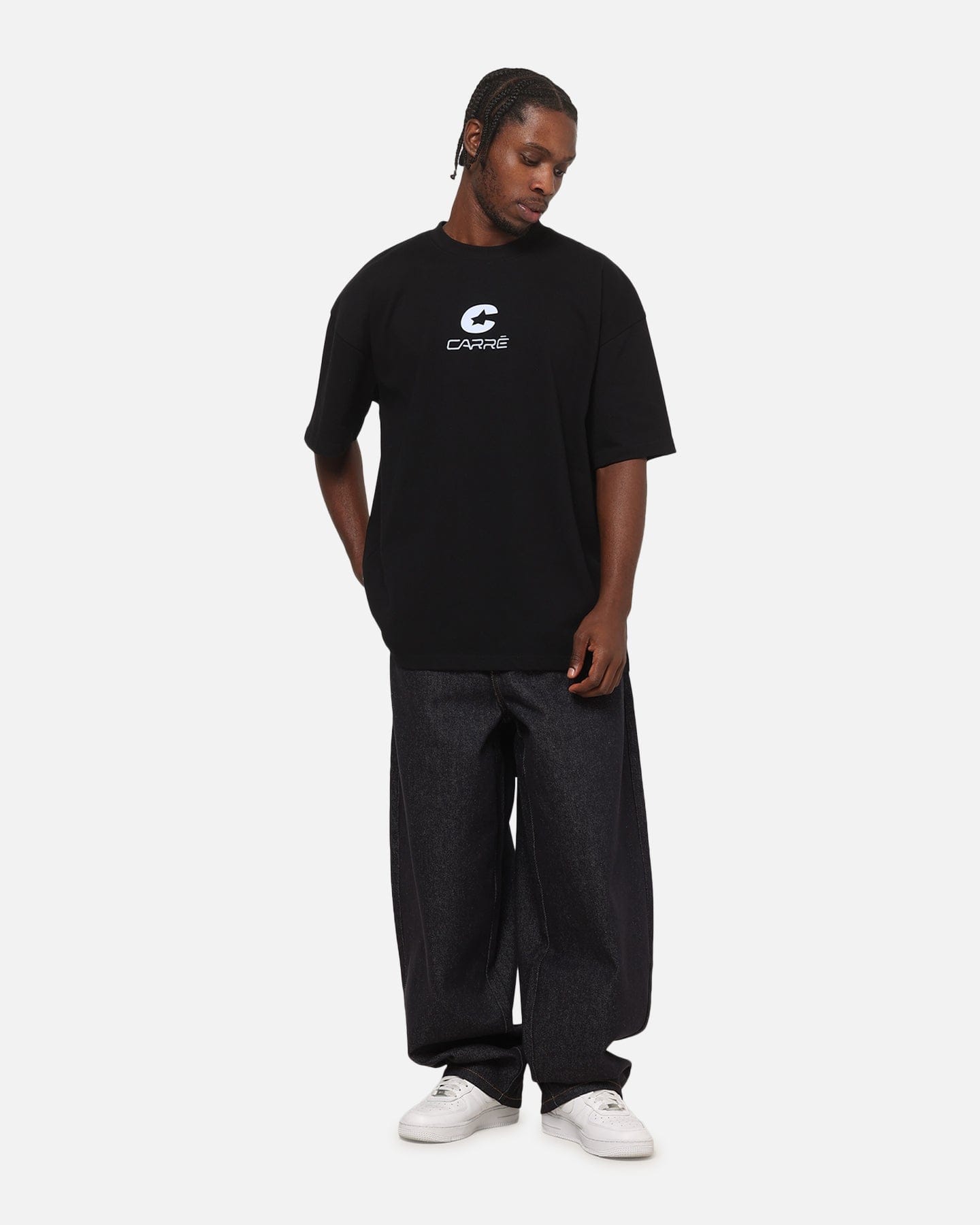 Carre Mini C T - Shirt Solid Black
