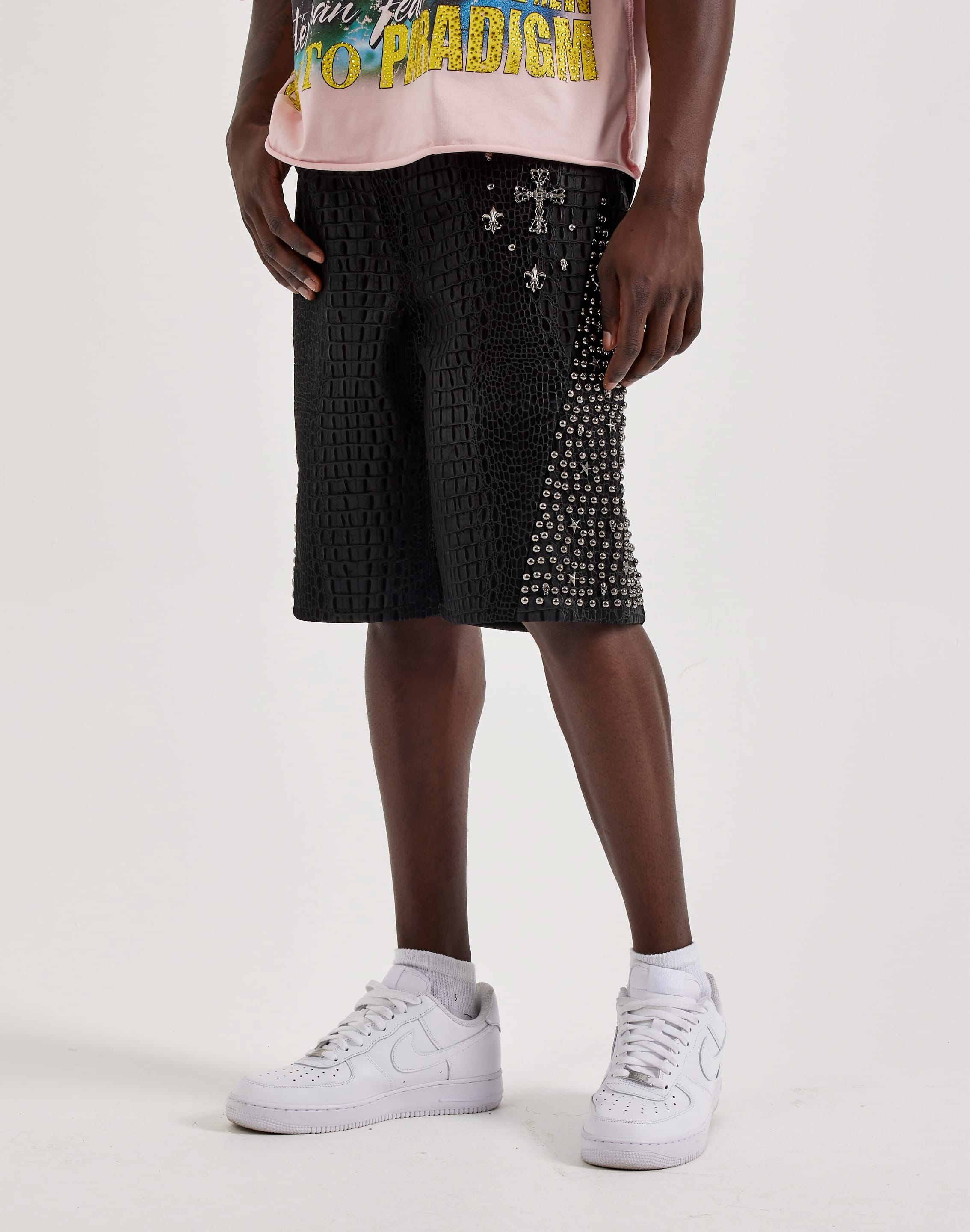Preme PU Croc Cross Shorts