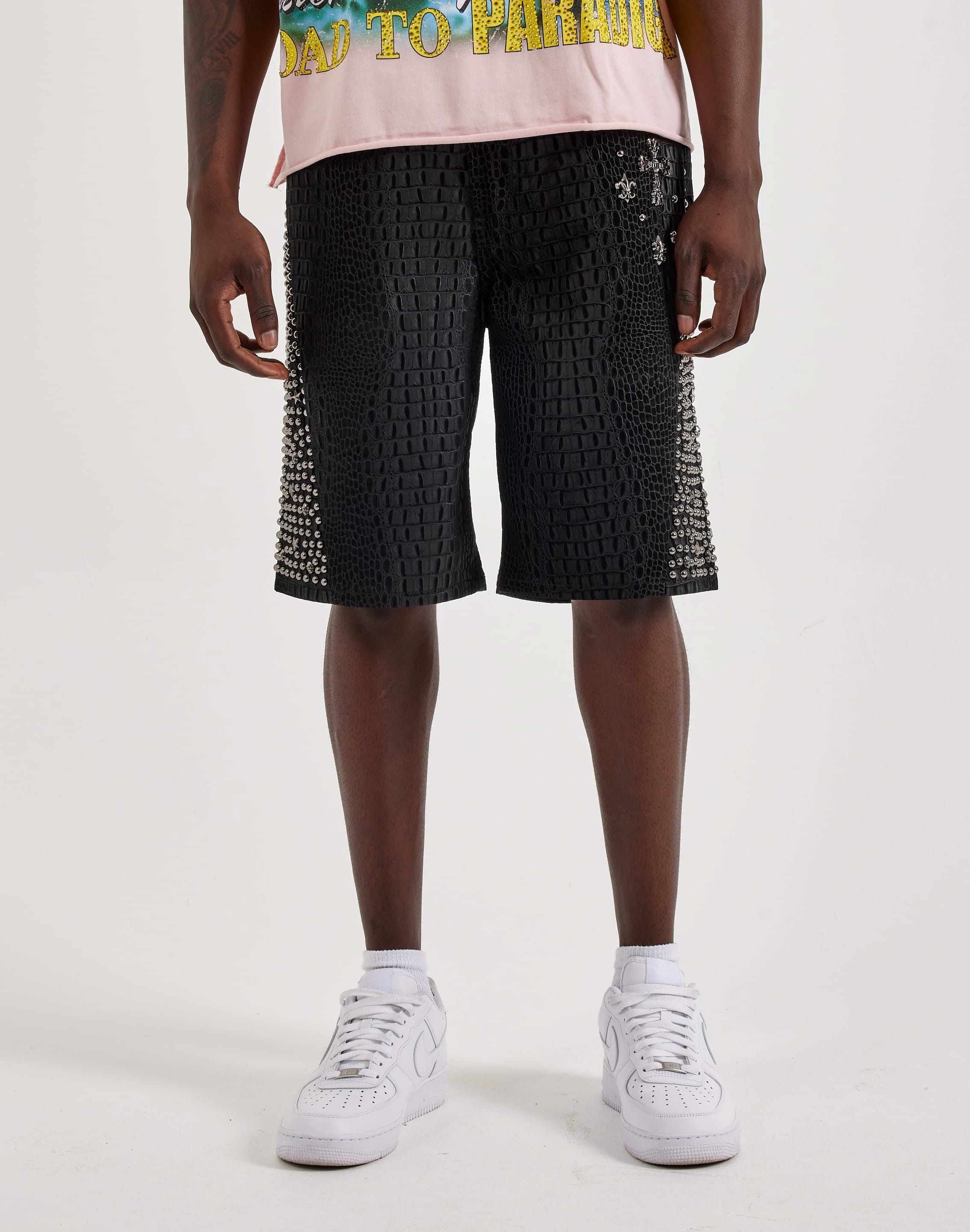 Preme PU Croc Cross Shorts