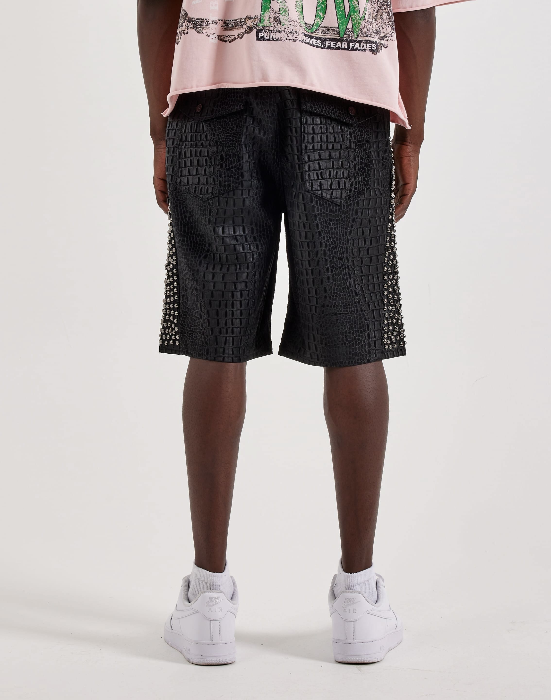 Preme PU Croc Cross Shorts