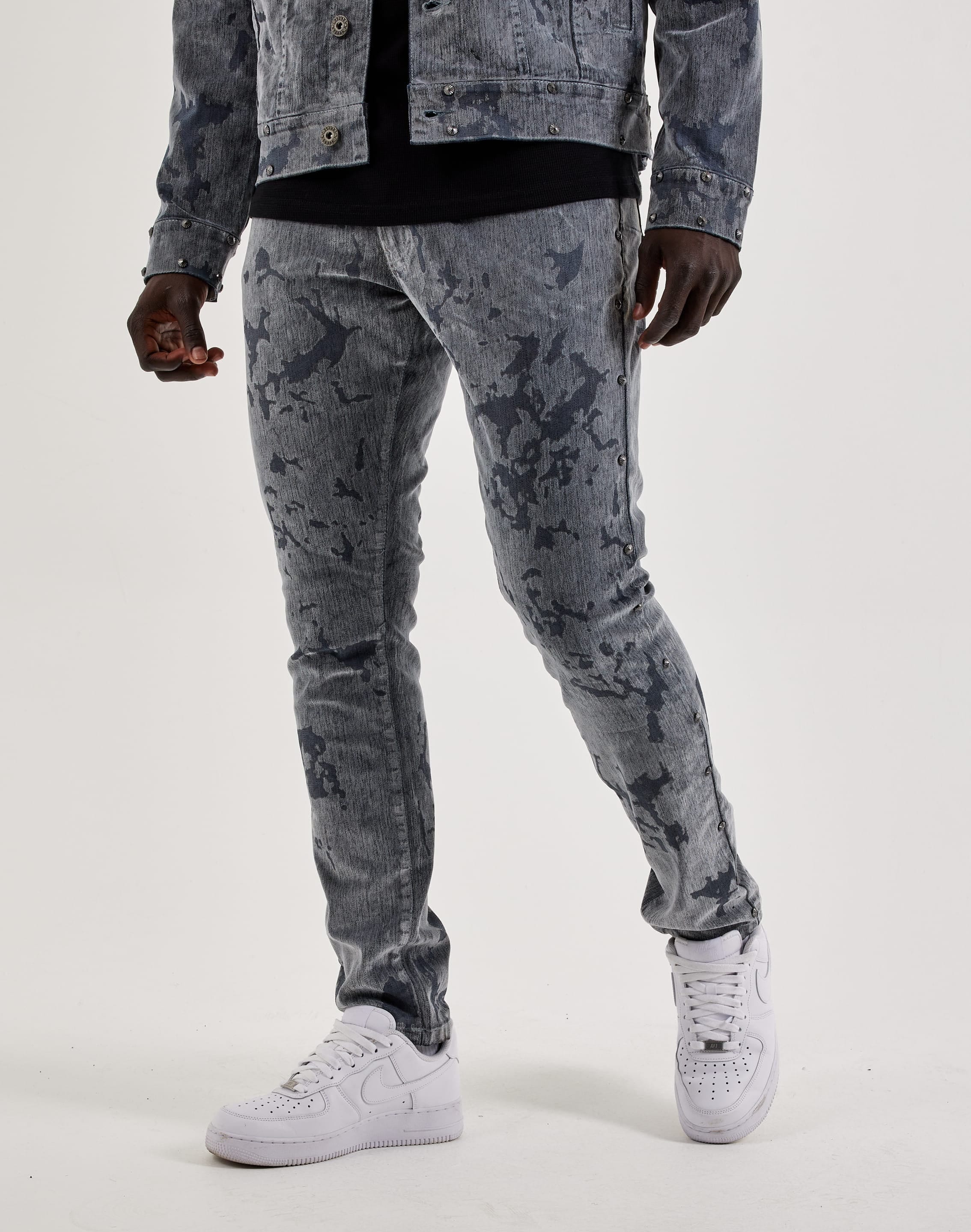 Kloud 9 Studded Slim Denim Jeans