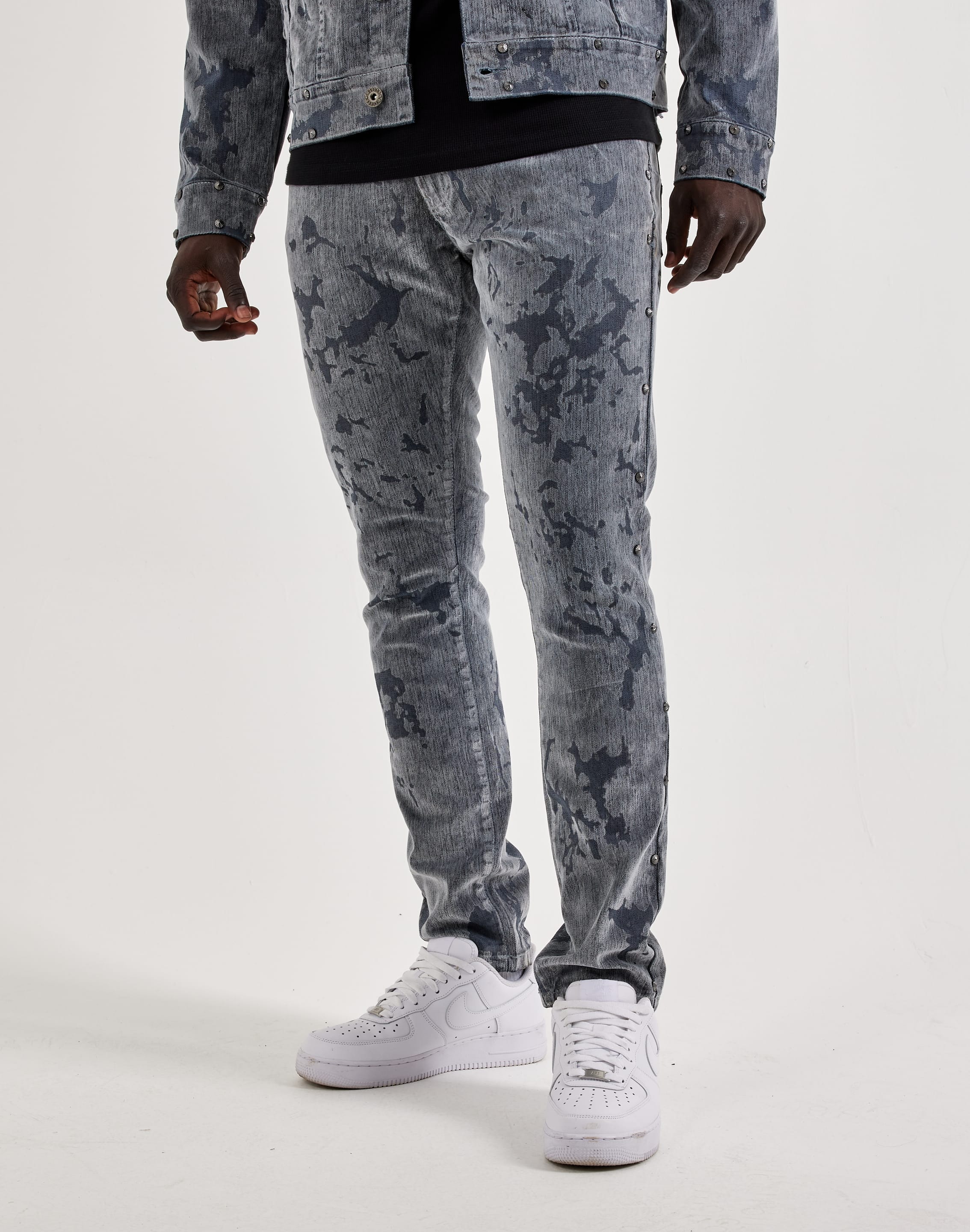 Kloud 9 Studded Slim Denim Jeans