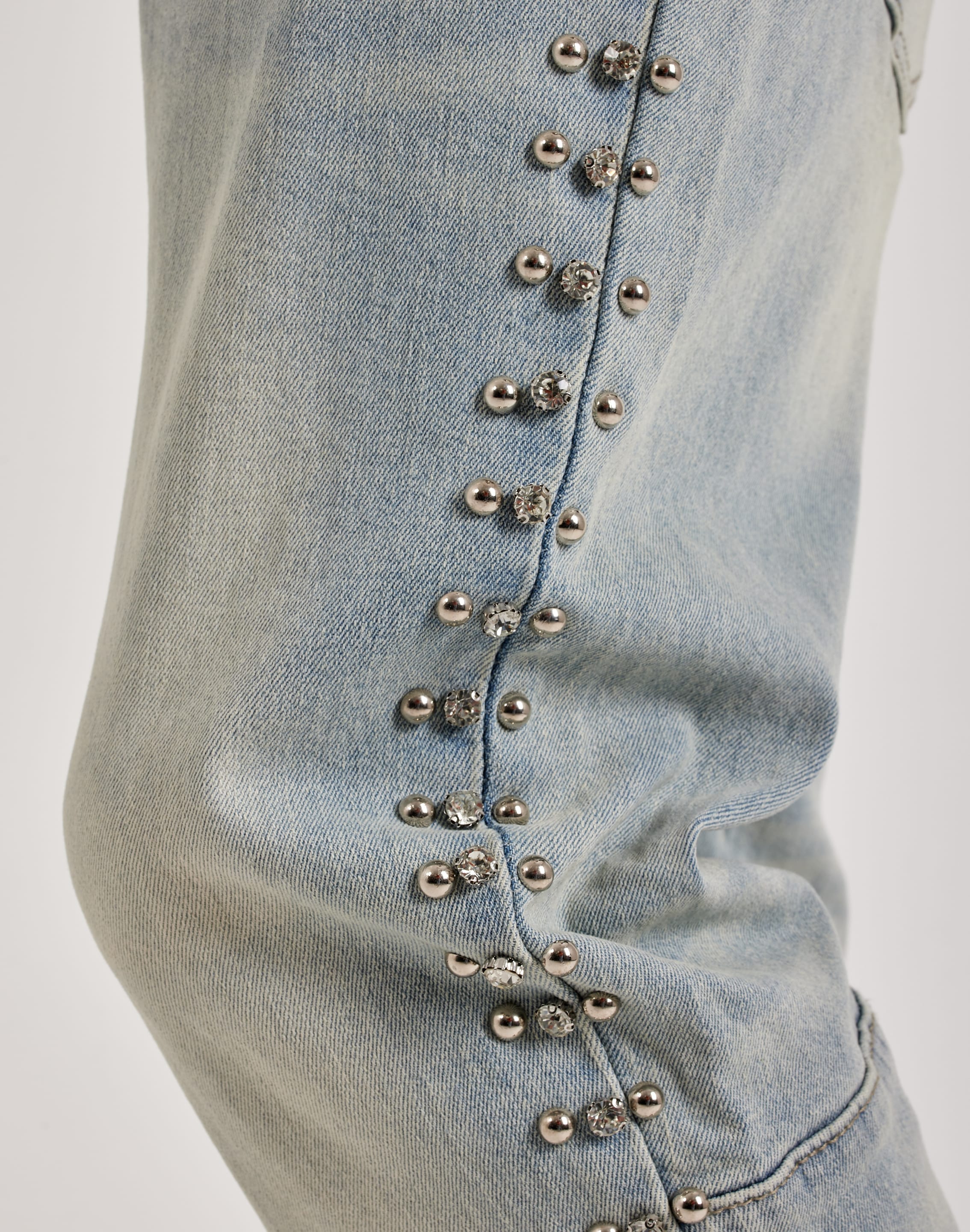 Kloud 9 Rhinestone Slim Denim Jeans