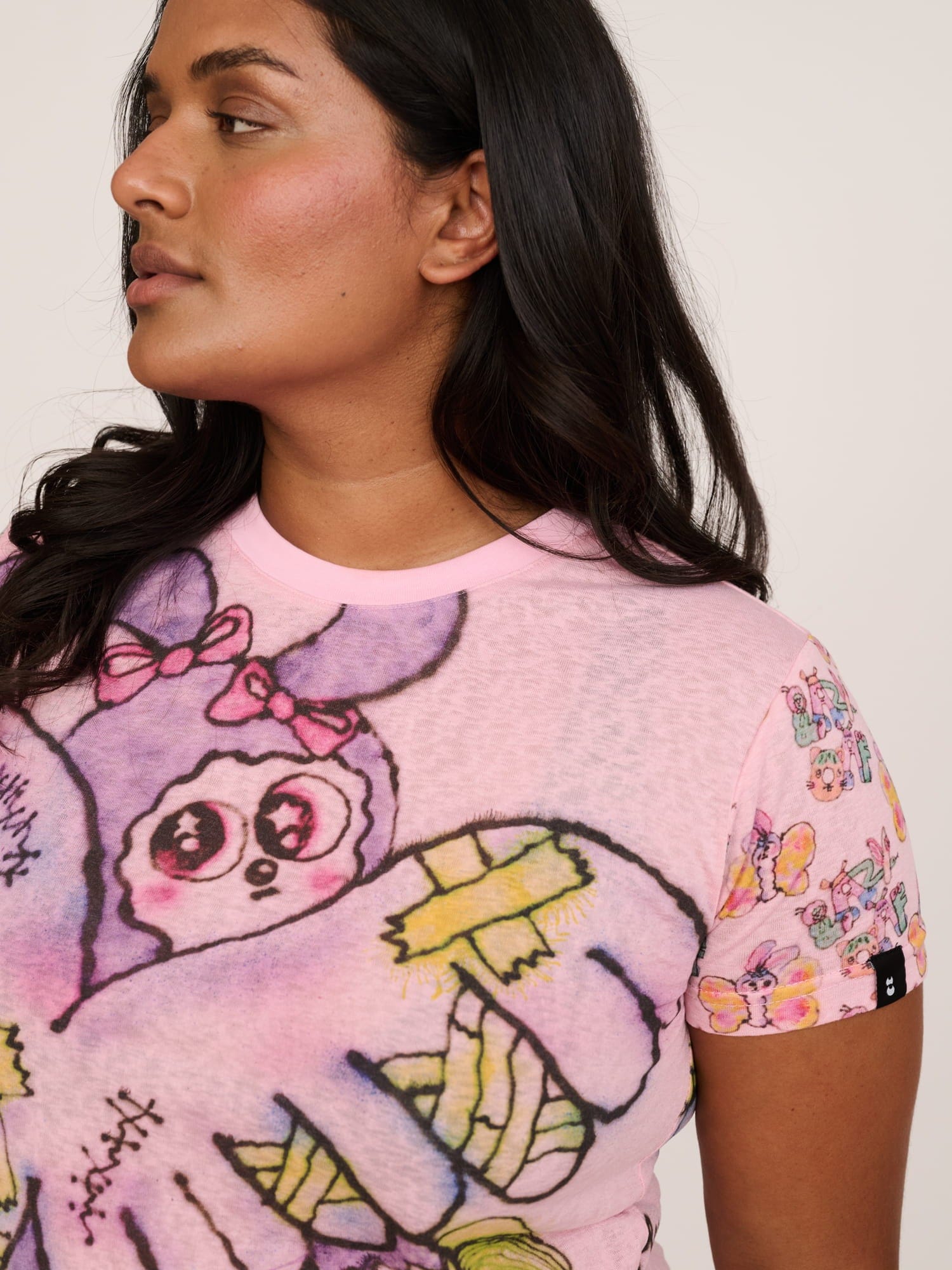 Lazy Oaf Broken Wings Fitted T - Shirt