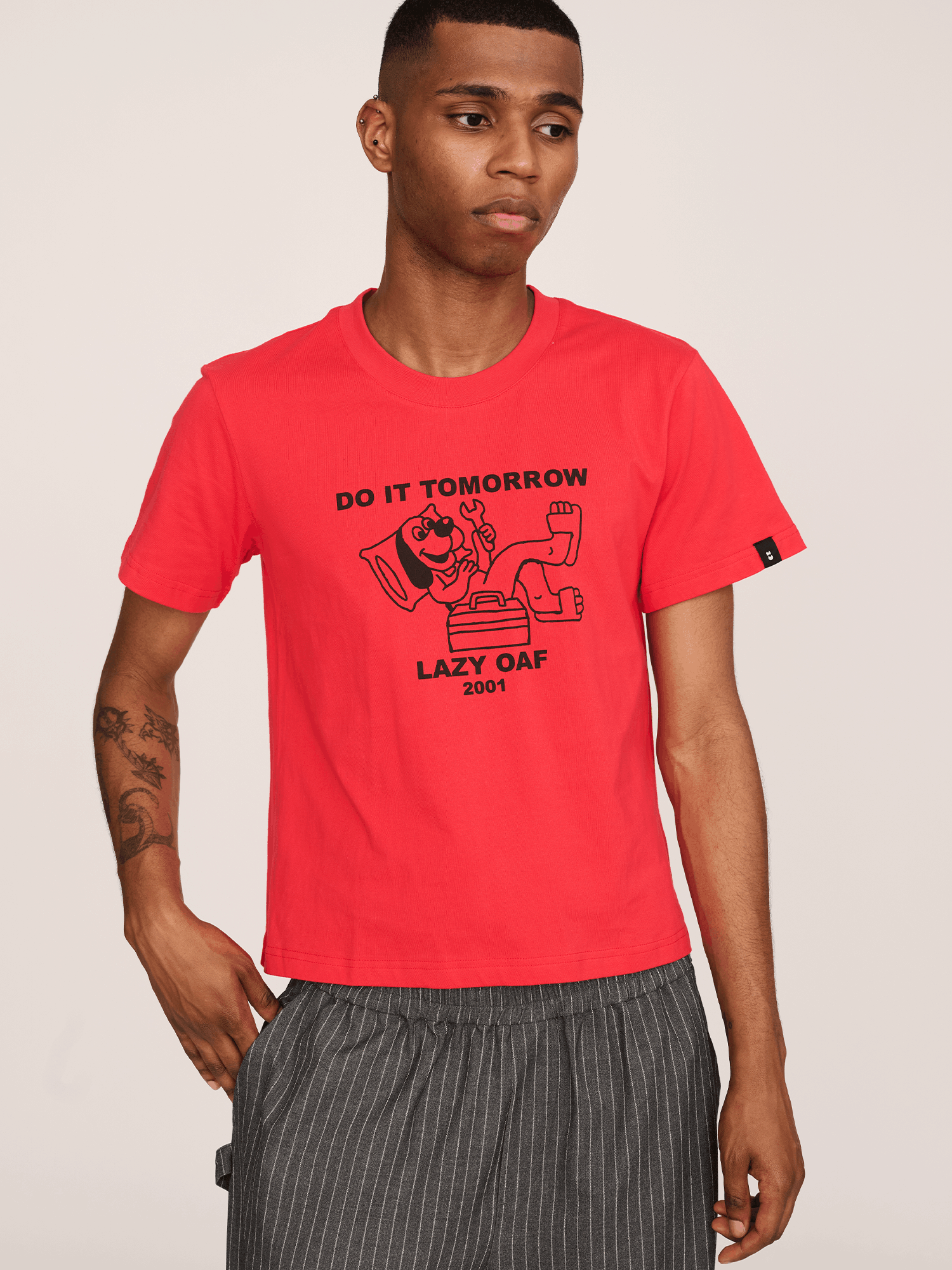 Lazy Oaf Do It Tomorrow Slim T - Shirt