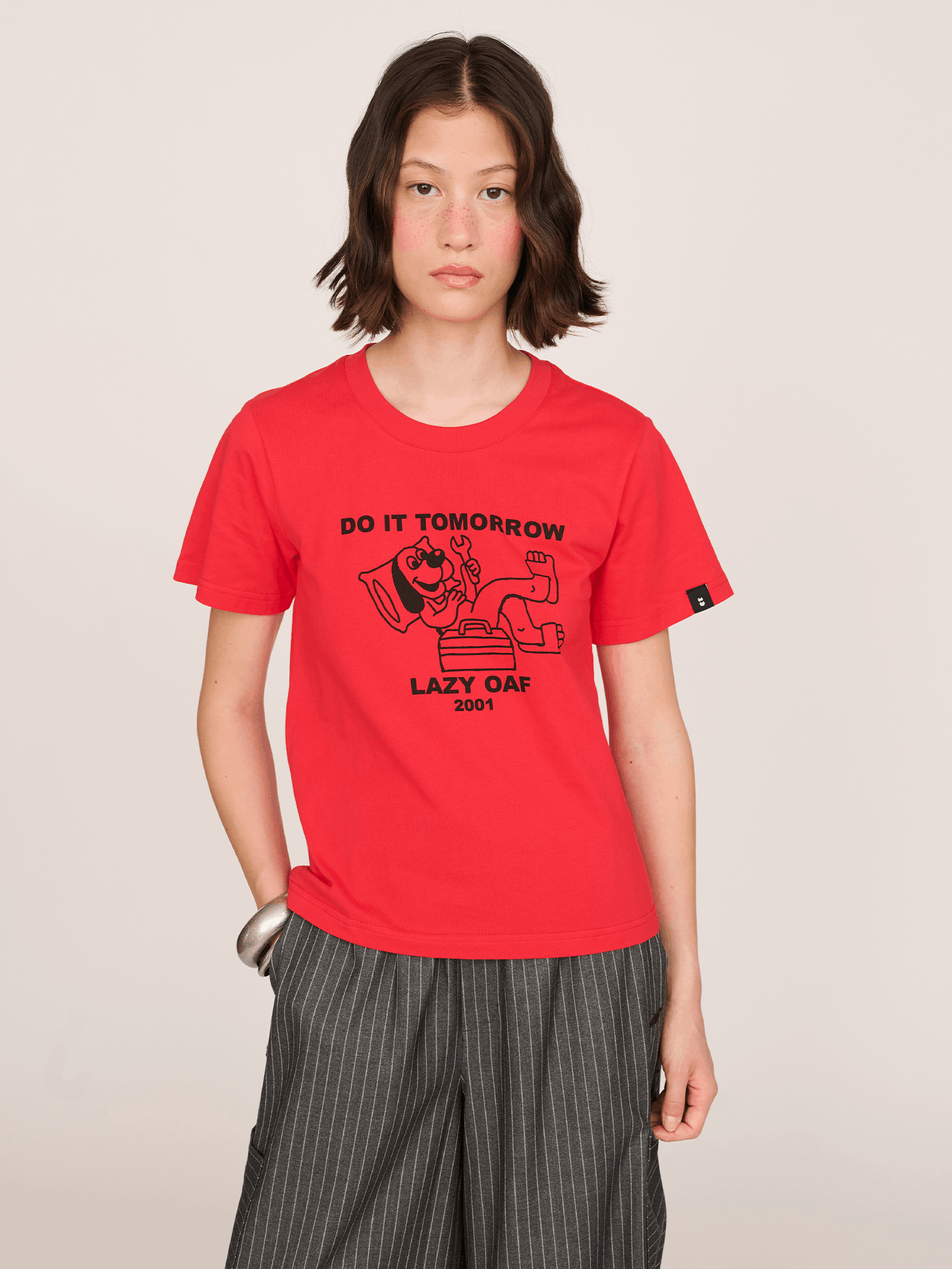 Lazy Oaf Do It Tomorrow Slim T - Shirt