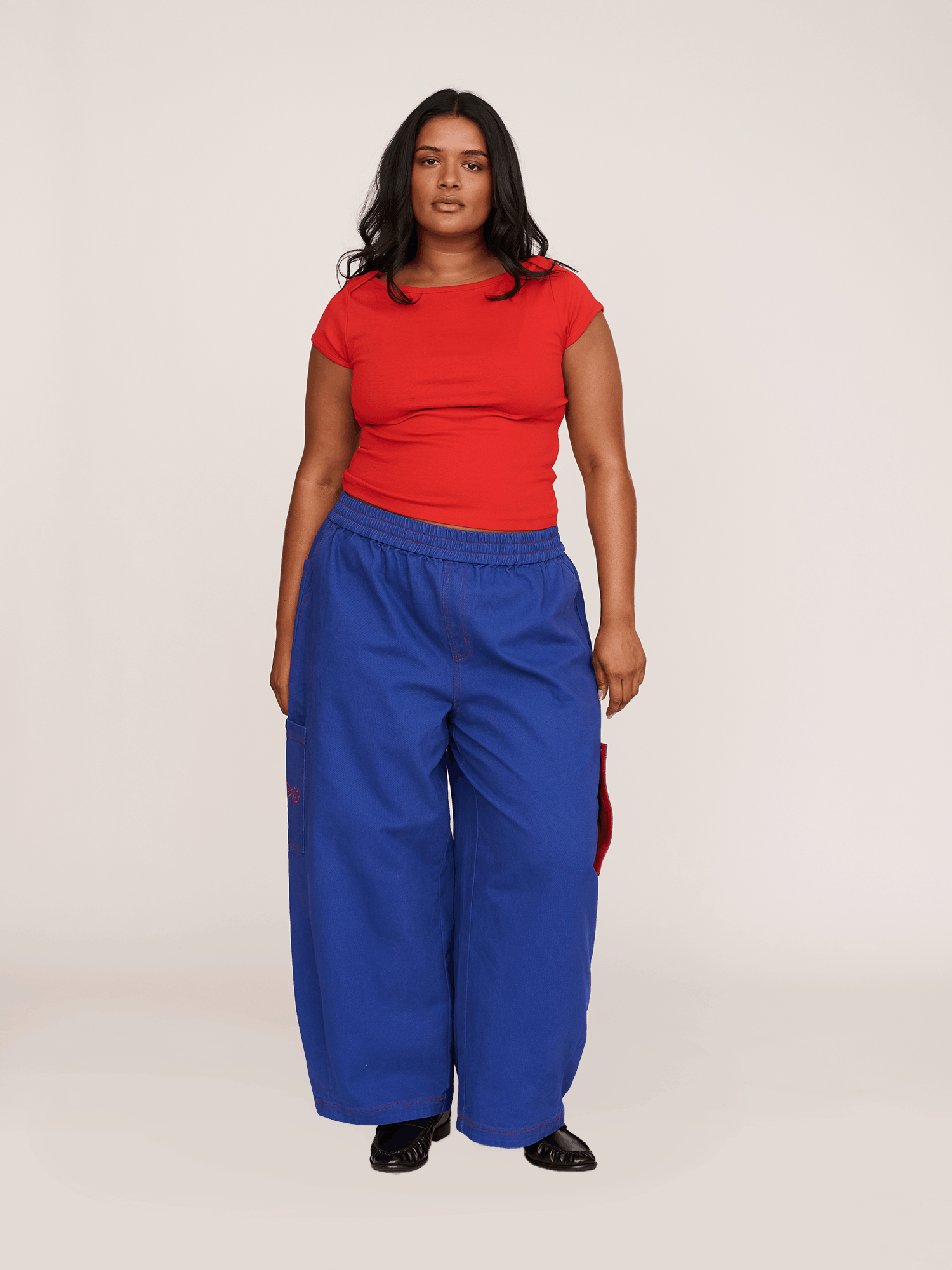 UTILITY Bev Utility Barrel Trousers - Shipping From 04/08