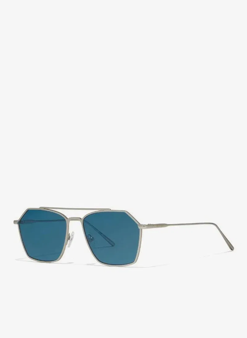 30Sundays FIGARO,Men Sunglasses, Aviator Sunglasses, UV Protection: UV400 (Silver,Blue) for Men | Best Price UAE
