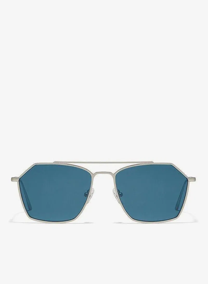 30Sundays FIGARO,Men Sunglasses, Aviator Sunglasses, UV Protection: UV400 (Silver,Blue) for Men | Best Price UAE