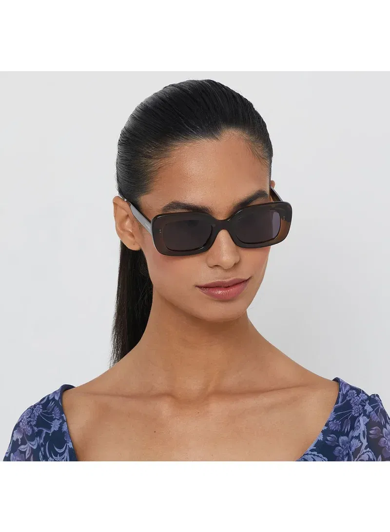 30Sundays SUNDOWN Women's Sunglasses, Brown/Blue for Women | Best Price UAE