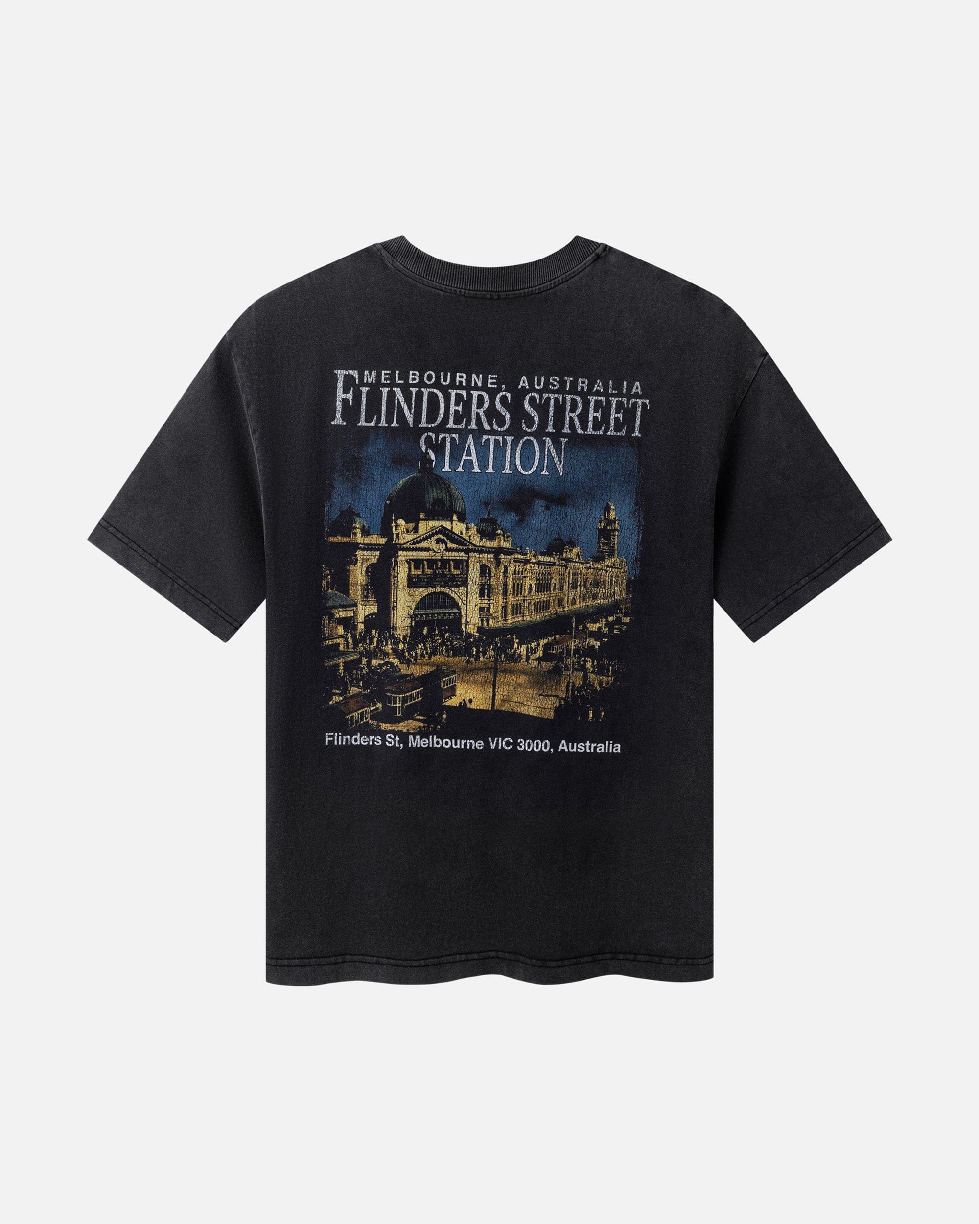Realism SSS REALISM SOUVENIR T-Shirt WASHED BLACK