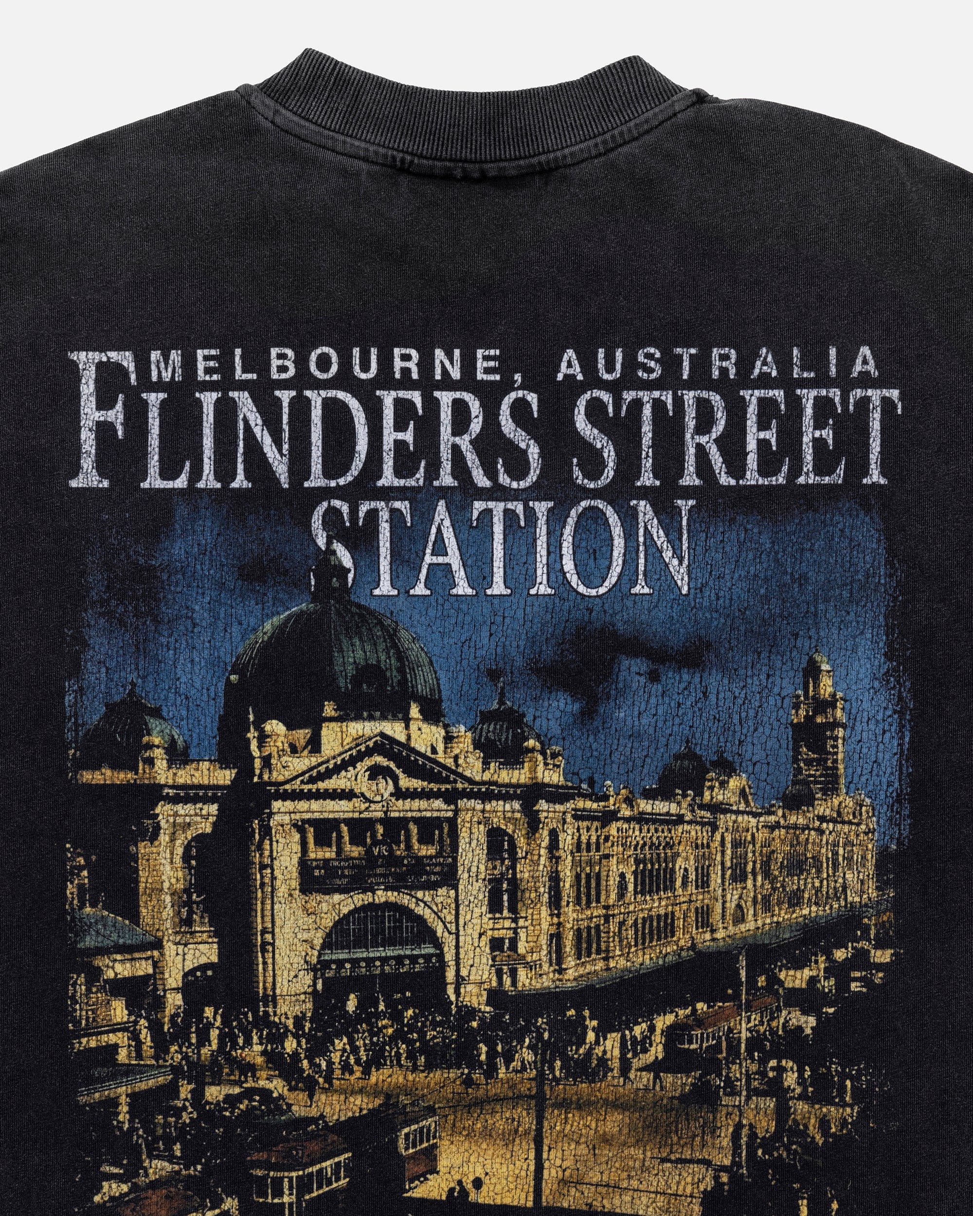Realism SSS REALISM SOUVENIR T-Shirt WASHED BLACK