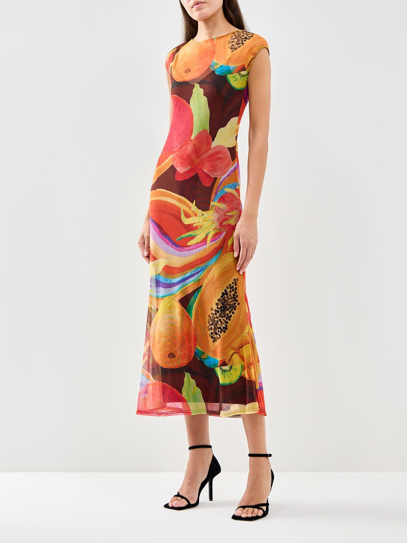 Never Fully Dressed Rio Mesh Dress Multi