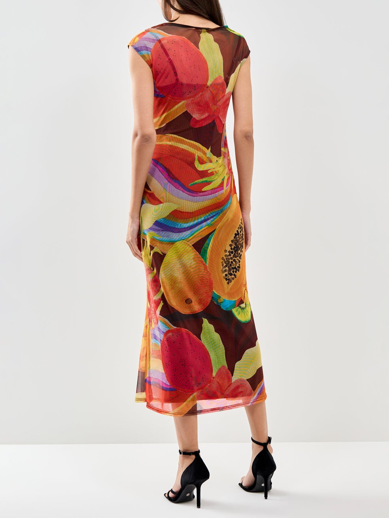 Never Fully Dressed Rio Mesh Dress Multi