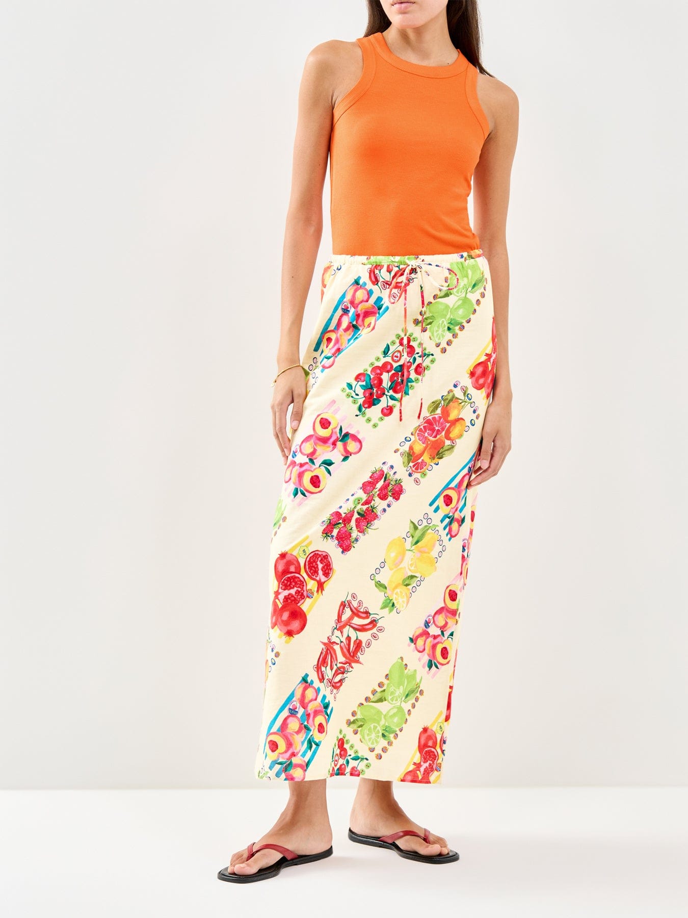 Never Fully Dressed Fruit Mabel Skirt Cream