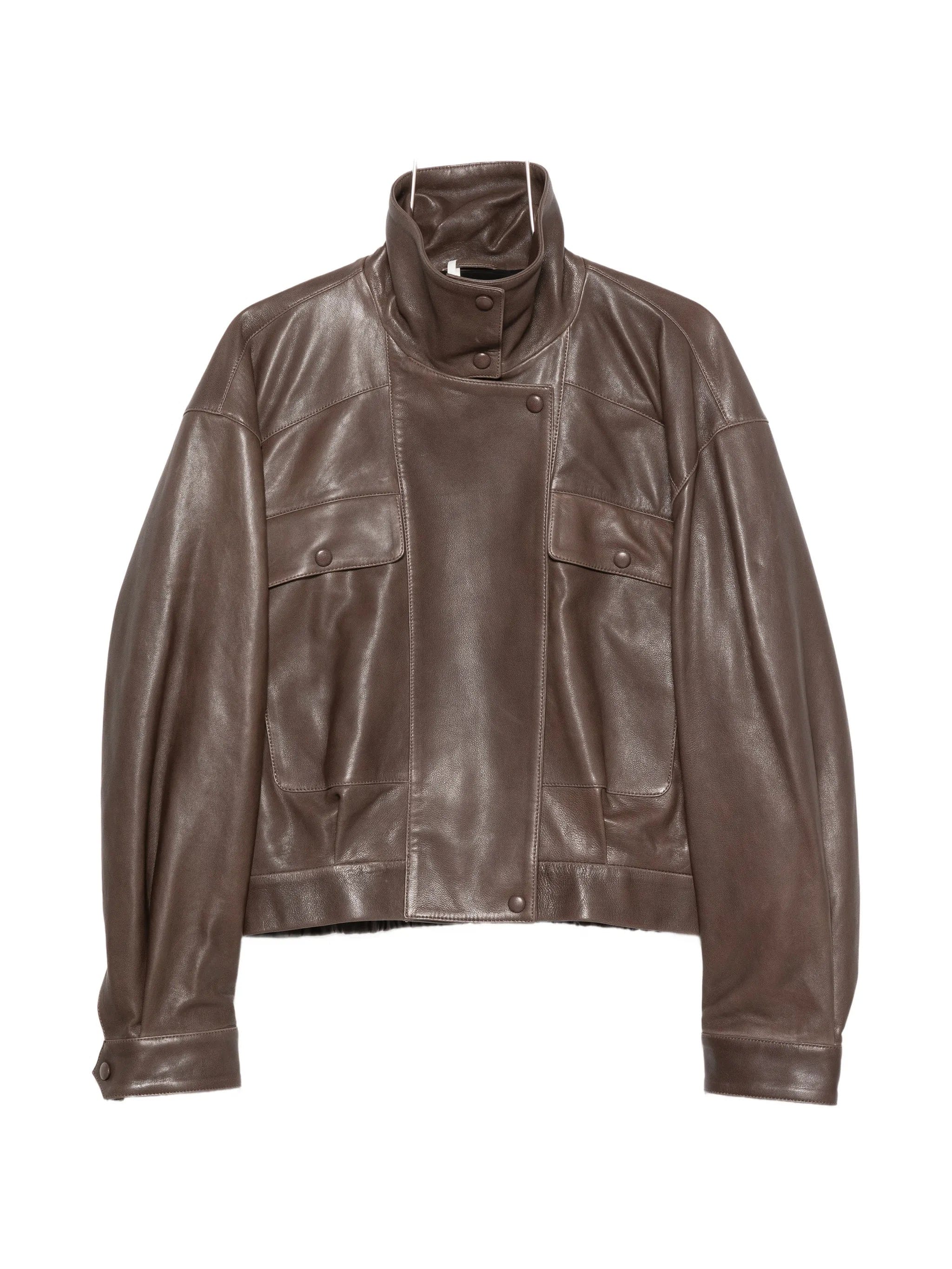Nour Hammour Quincy leather jacket