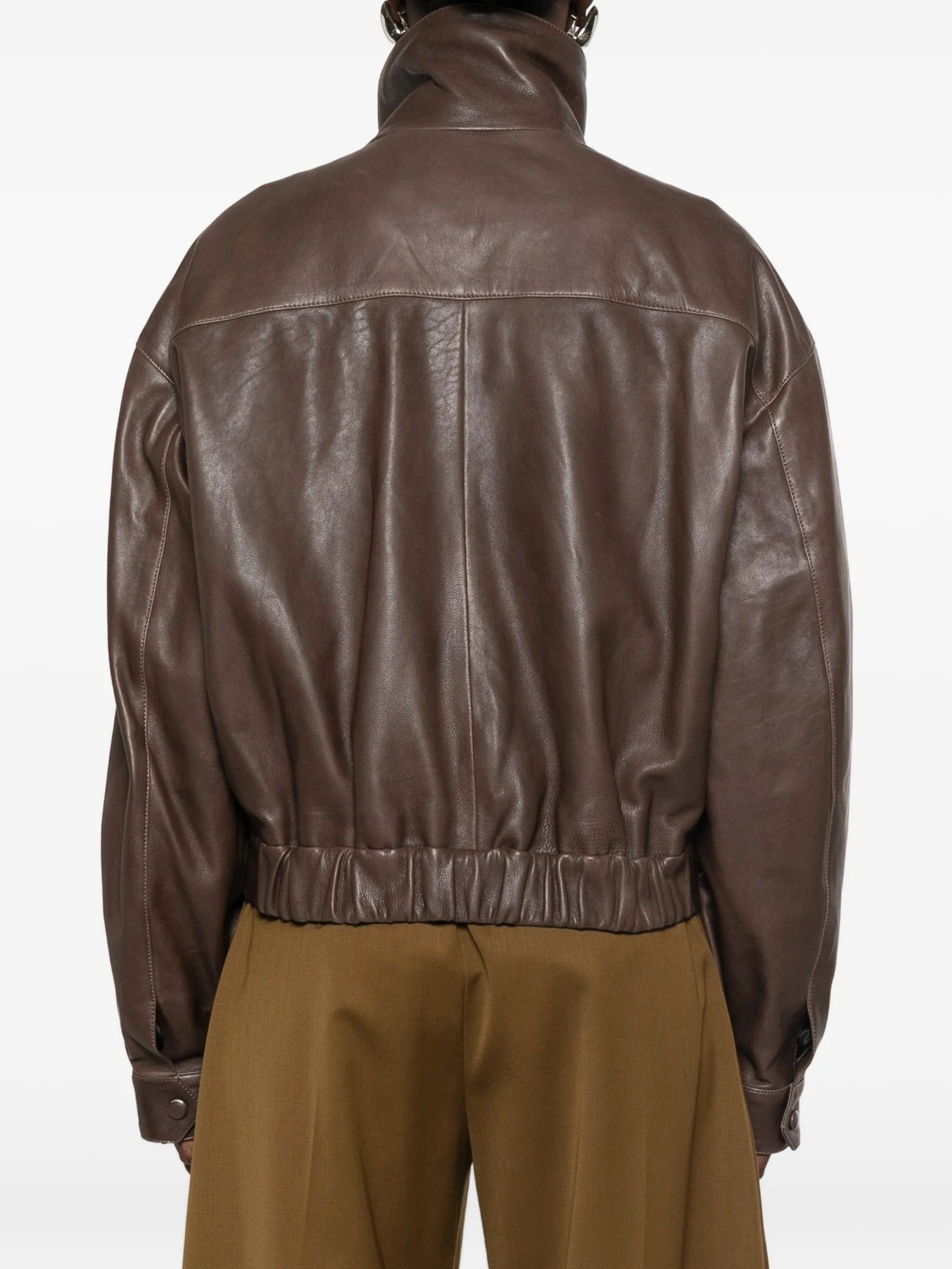 Nour Hammour Quincy leather jacket