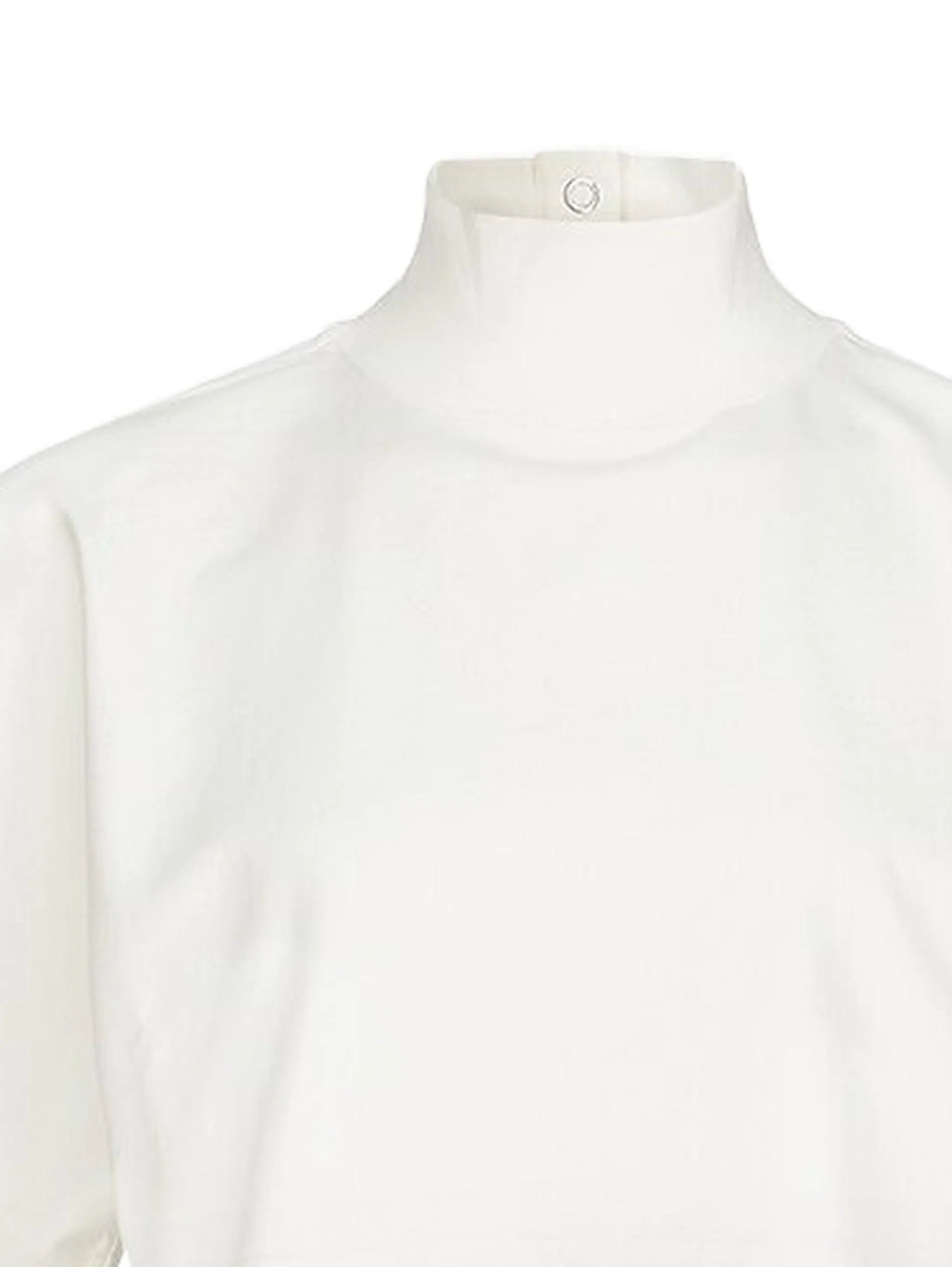 Alaïa high - neck cropped T - shirt