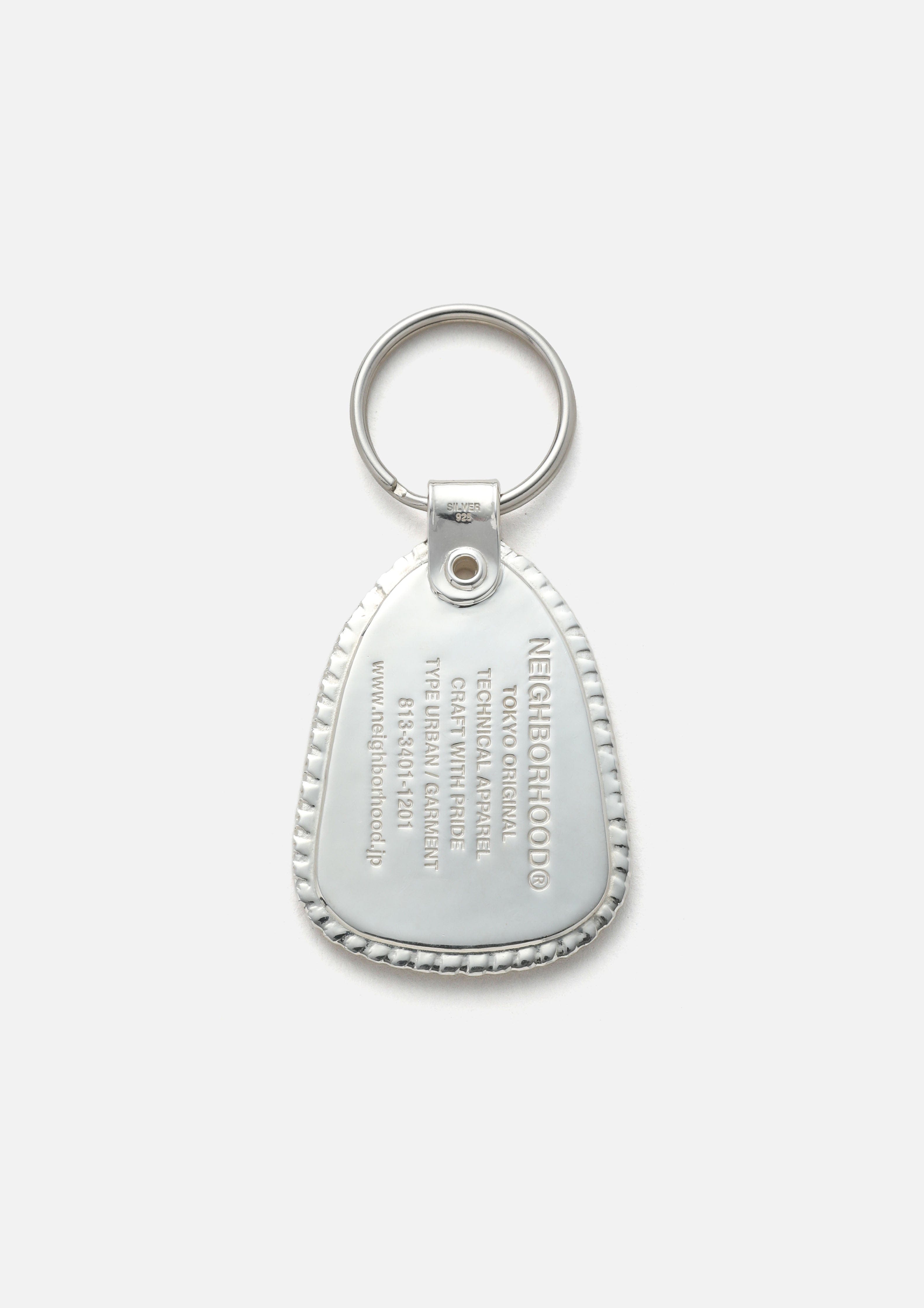 Neighborhood SILVER ADVERTISING KEYHOLDER