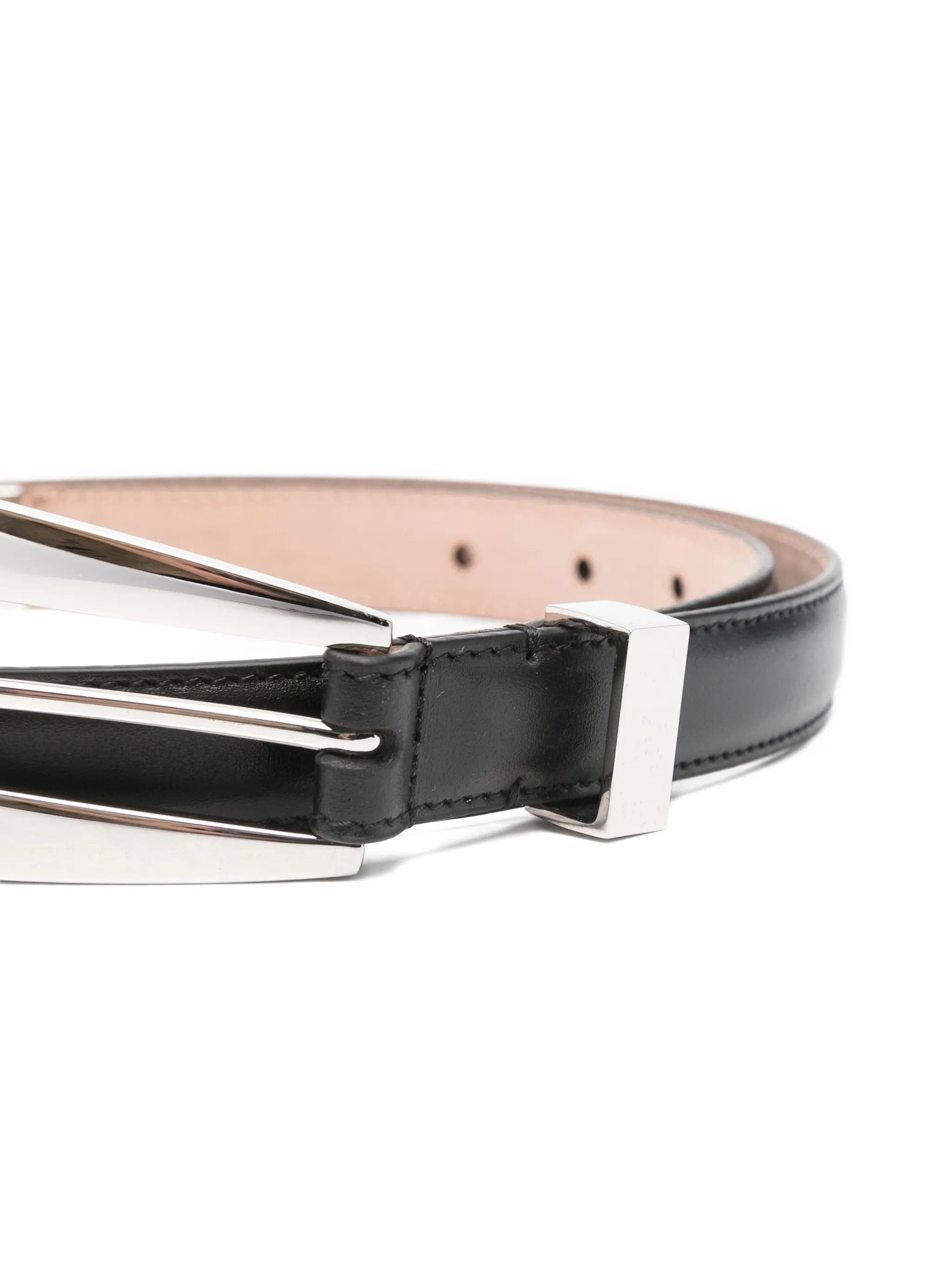 Khaite small Lucca silver - tone buckle belt
