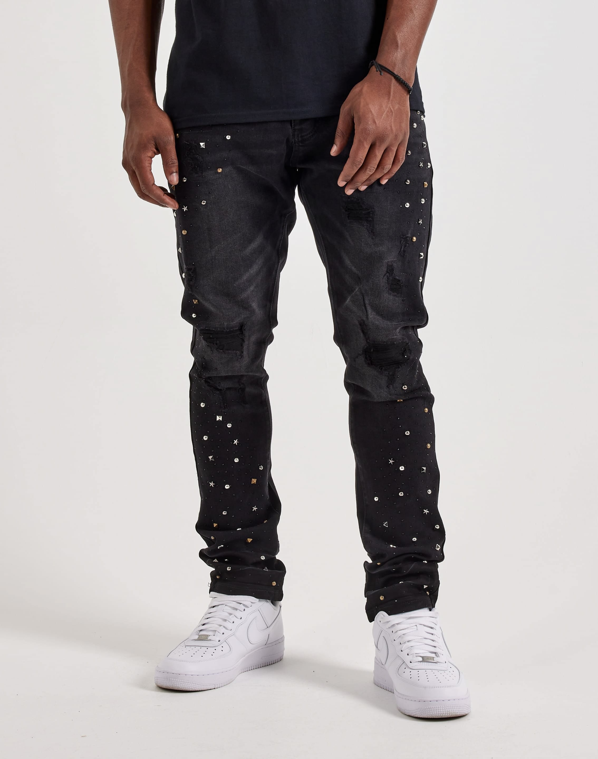 GFTD la Slim Star Gems Denim Jeans