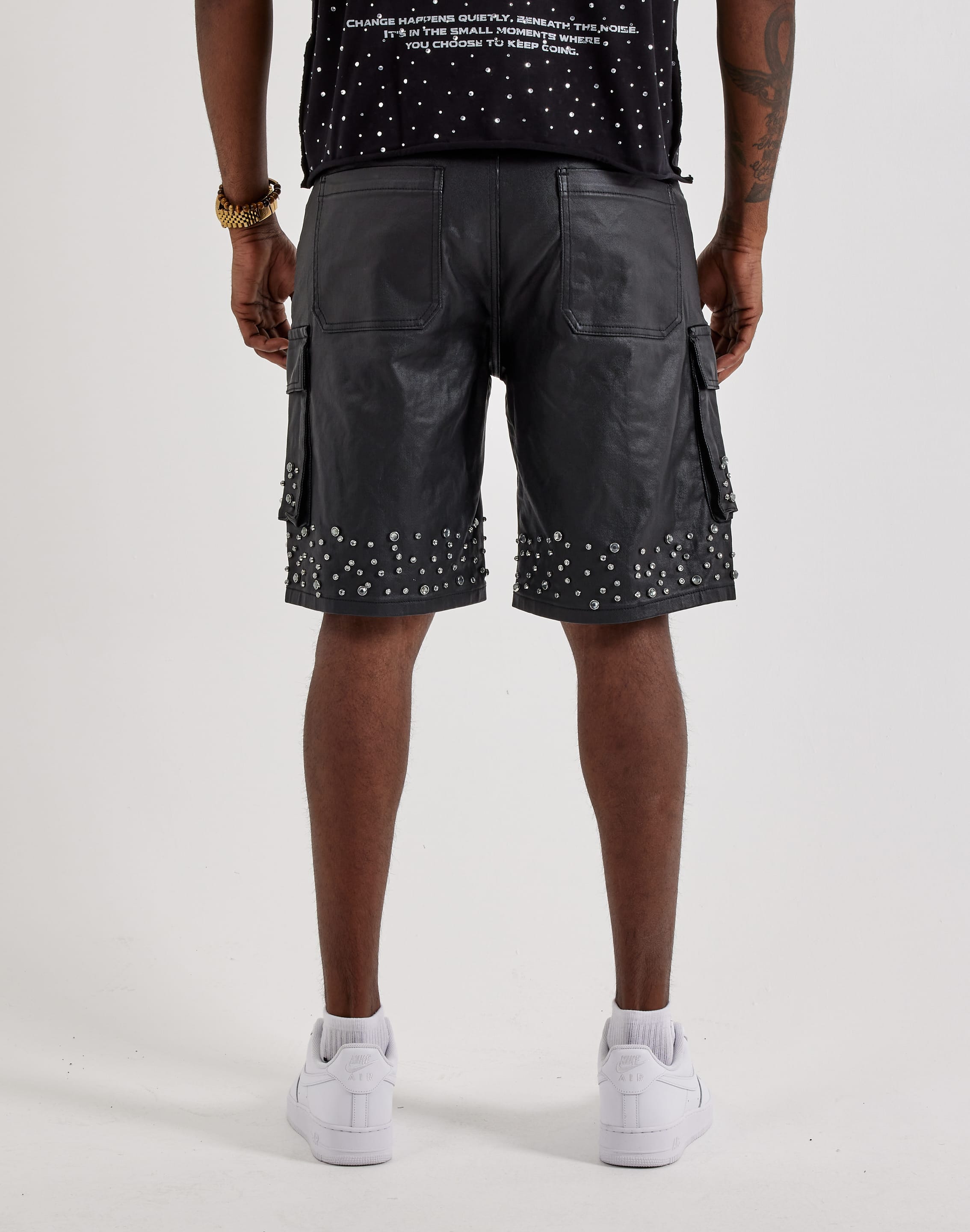 Waimea Embellished Cargo Shorts