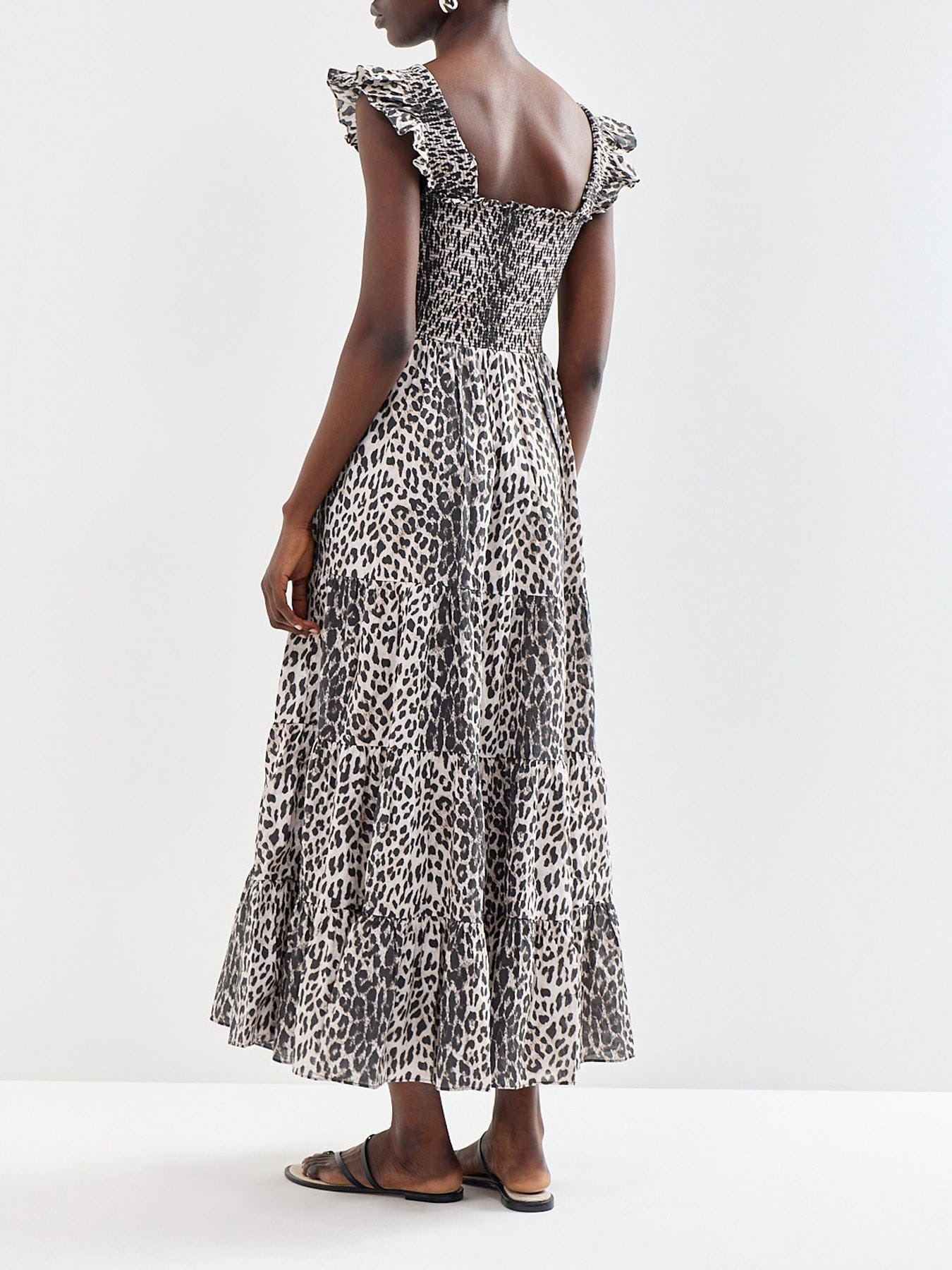 Rixo Kendall Dress Brown