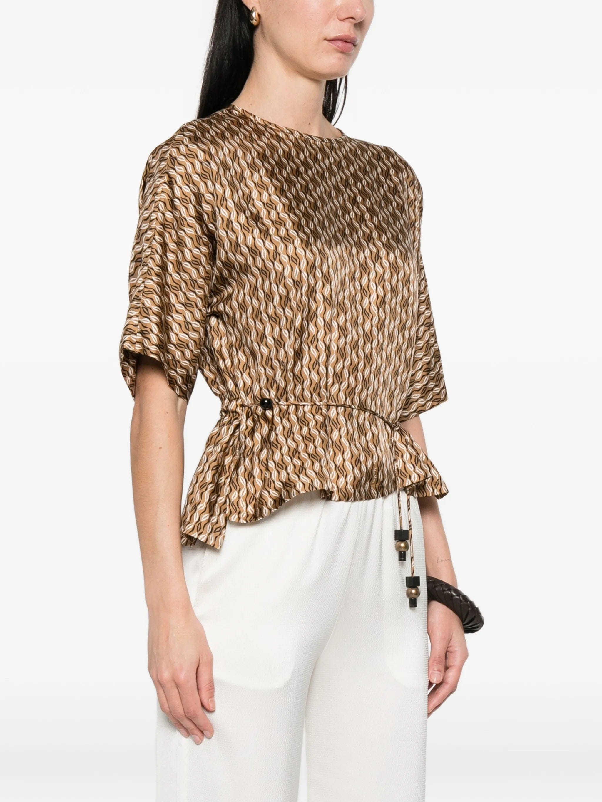 Max Mara printed blouse