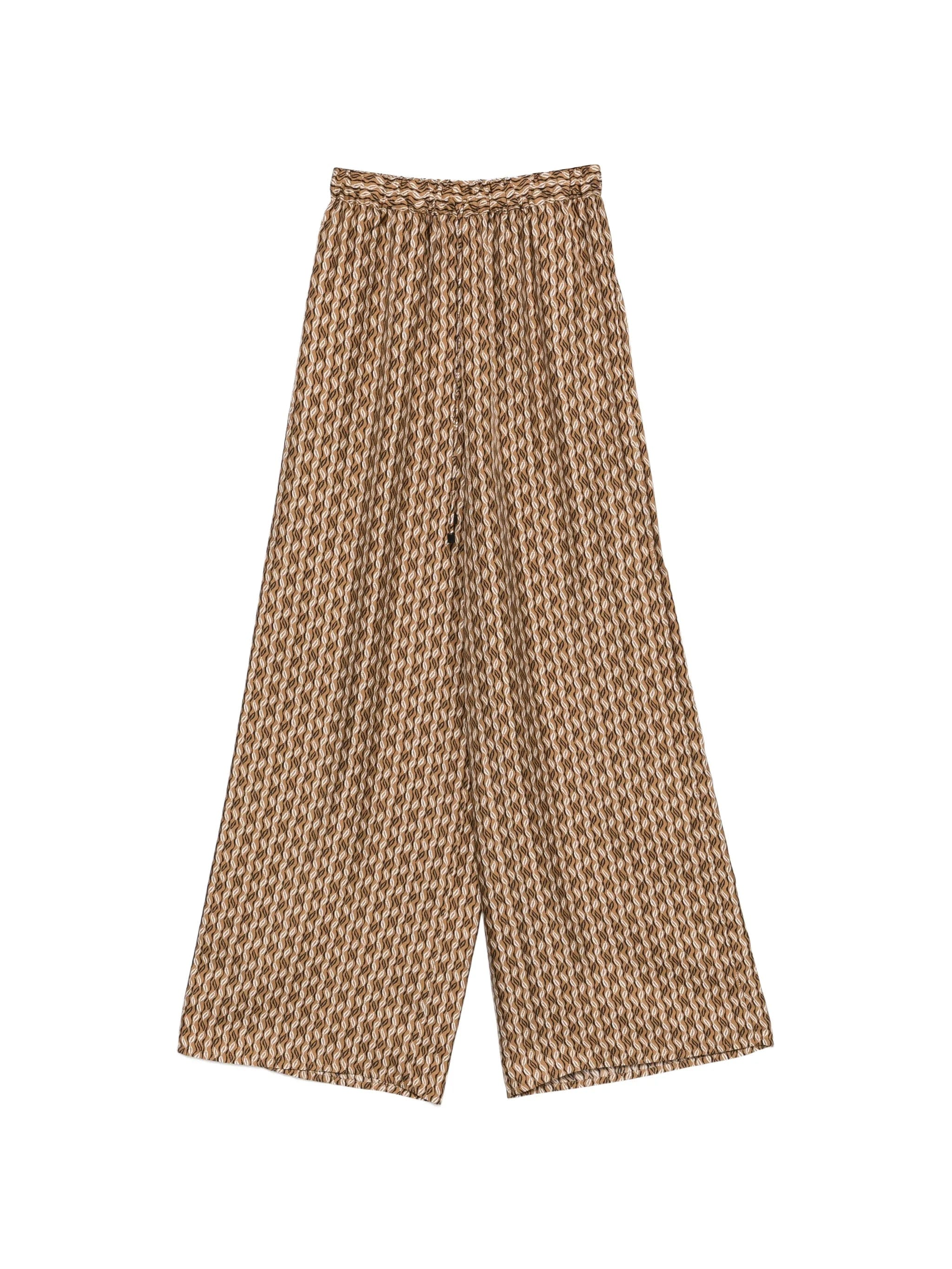 Max Mara printed wide - leg trousers