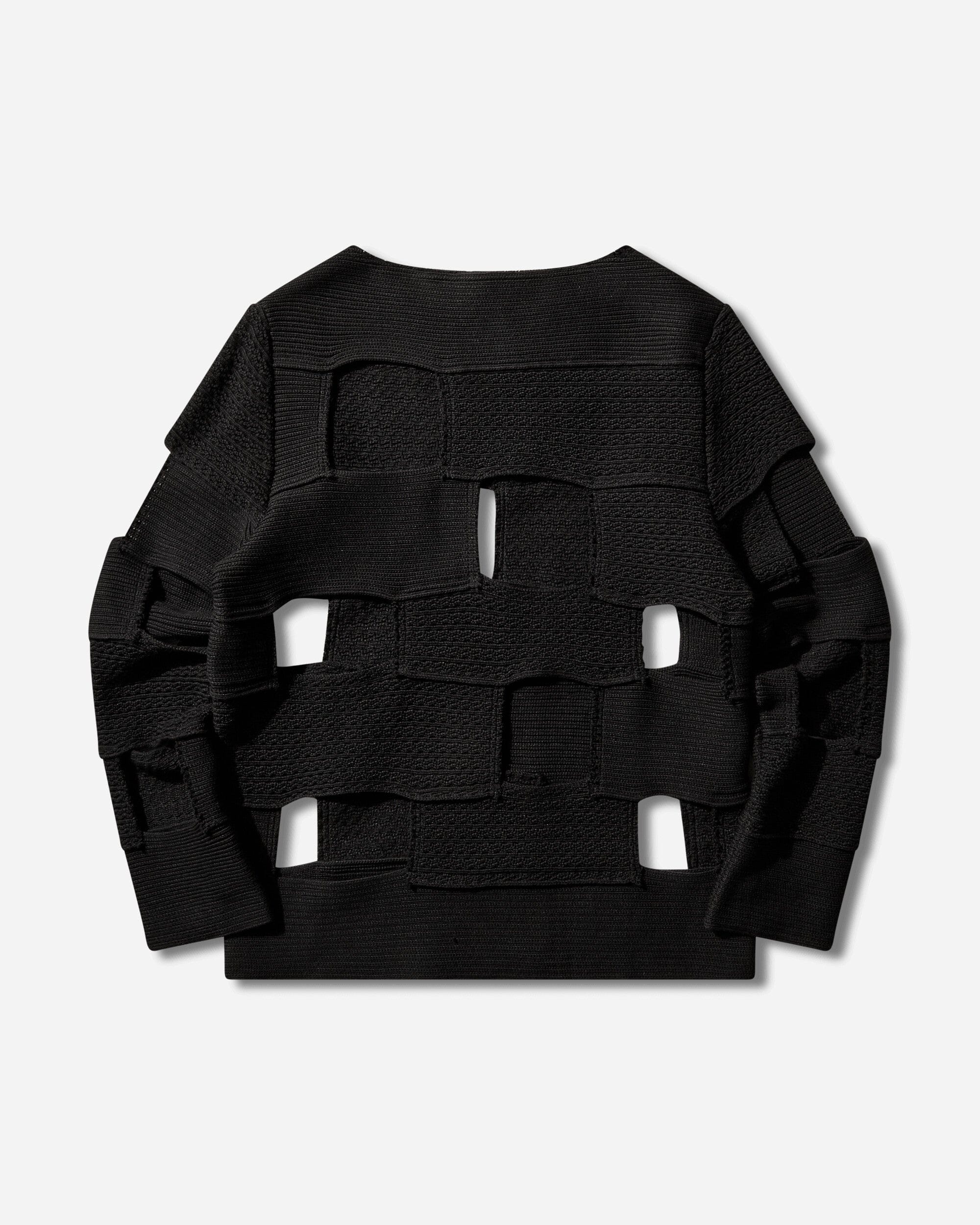 Comme des Garçons Homme Plus Men's Cut - Out Sweater Black